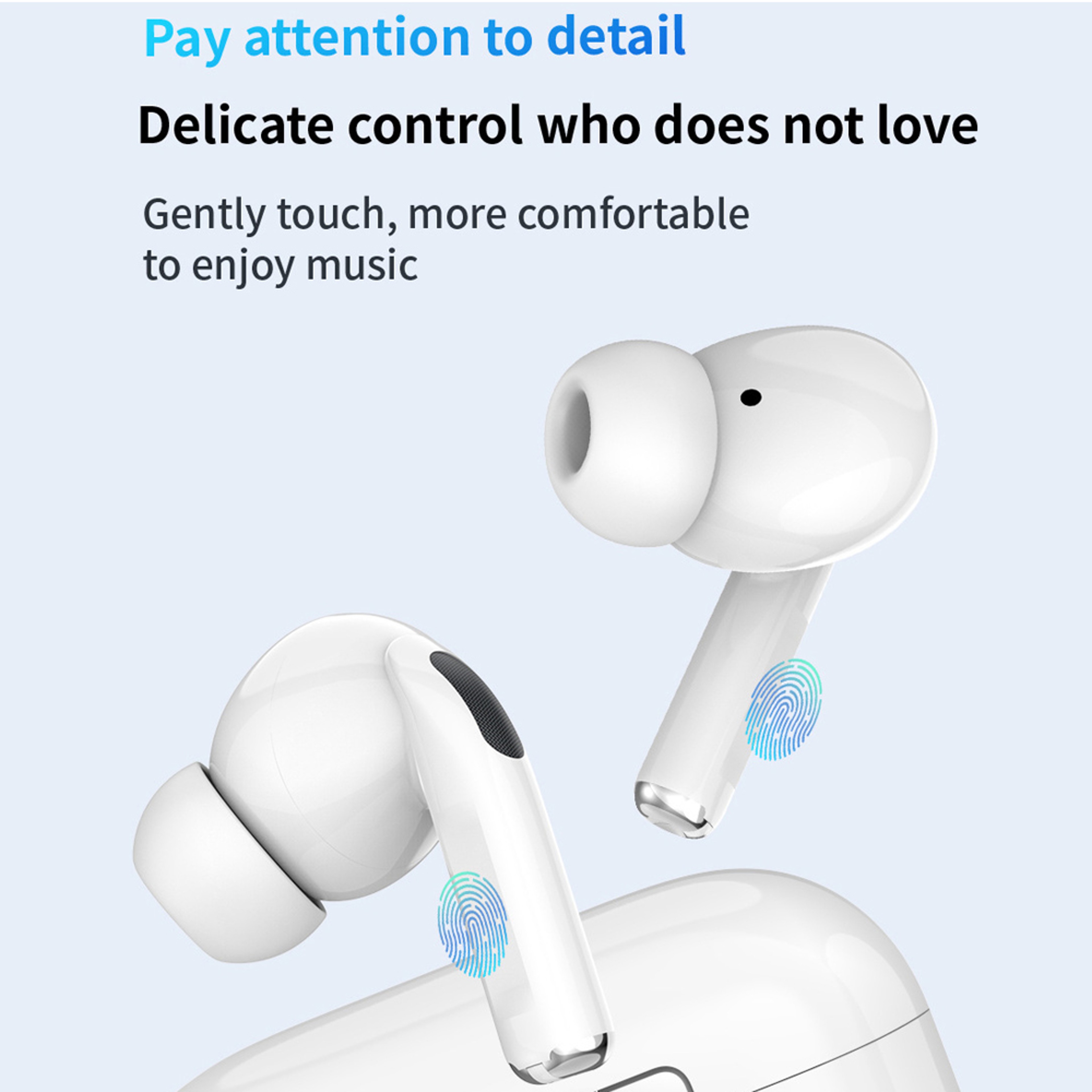 True Wireless Bluetooth Earbuds with HiFi Sound Low Latency Noise Reduction – view 5