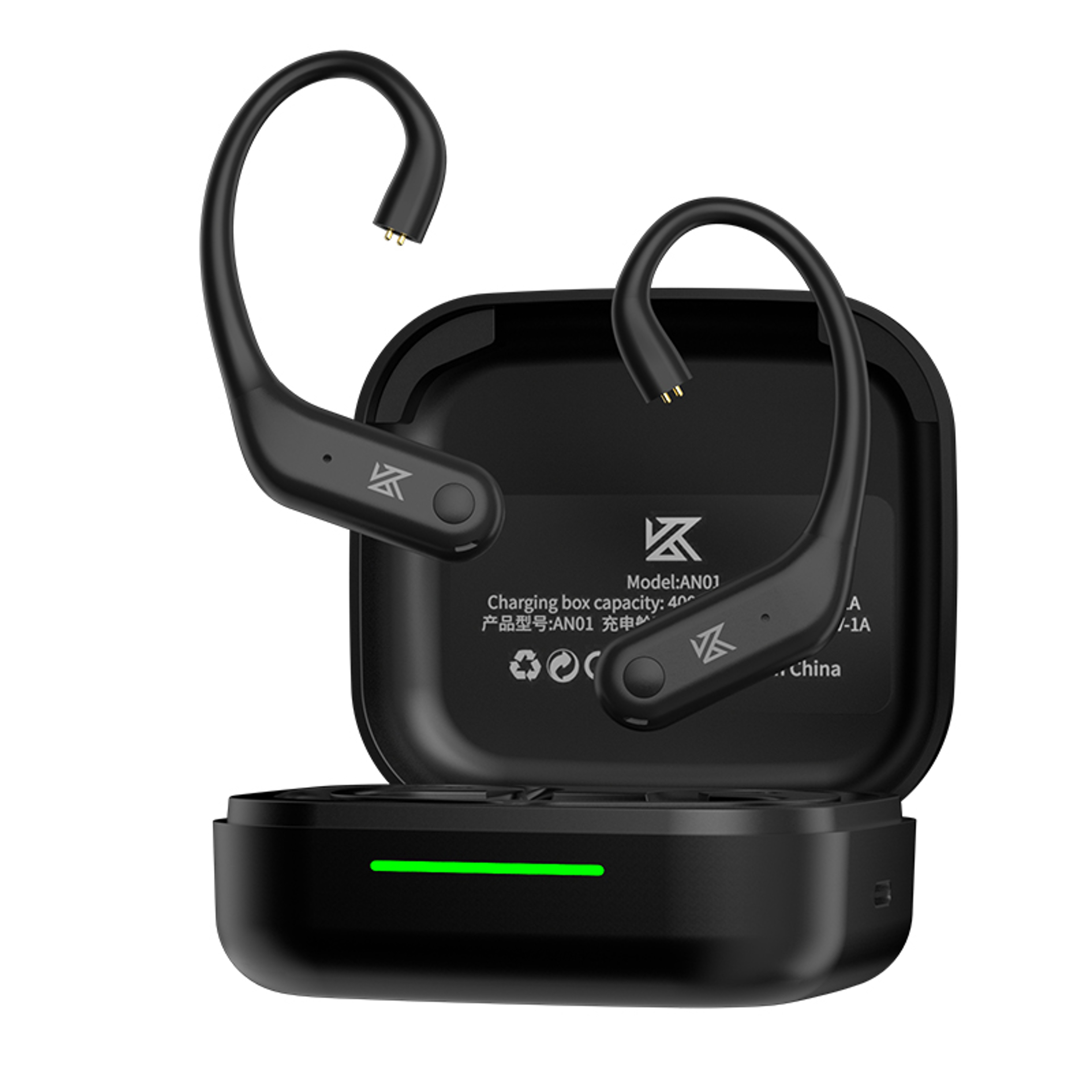 Wireless Bluetooth Ear Hook Cable with ANC Noise Cancellation and HD Audio – view 1