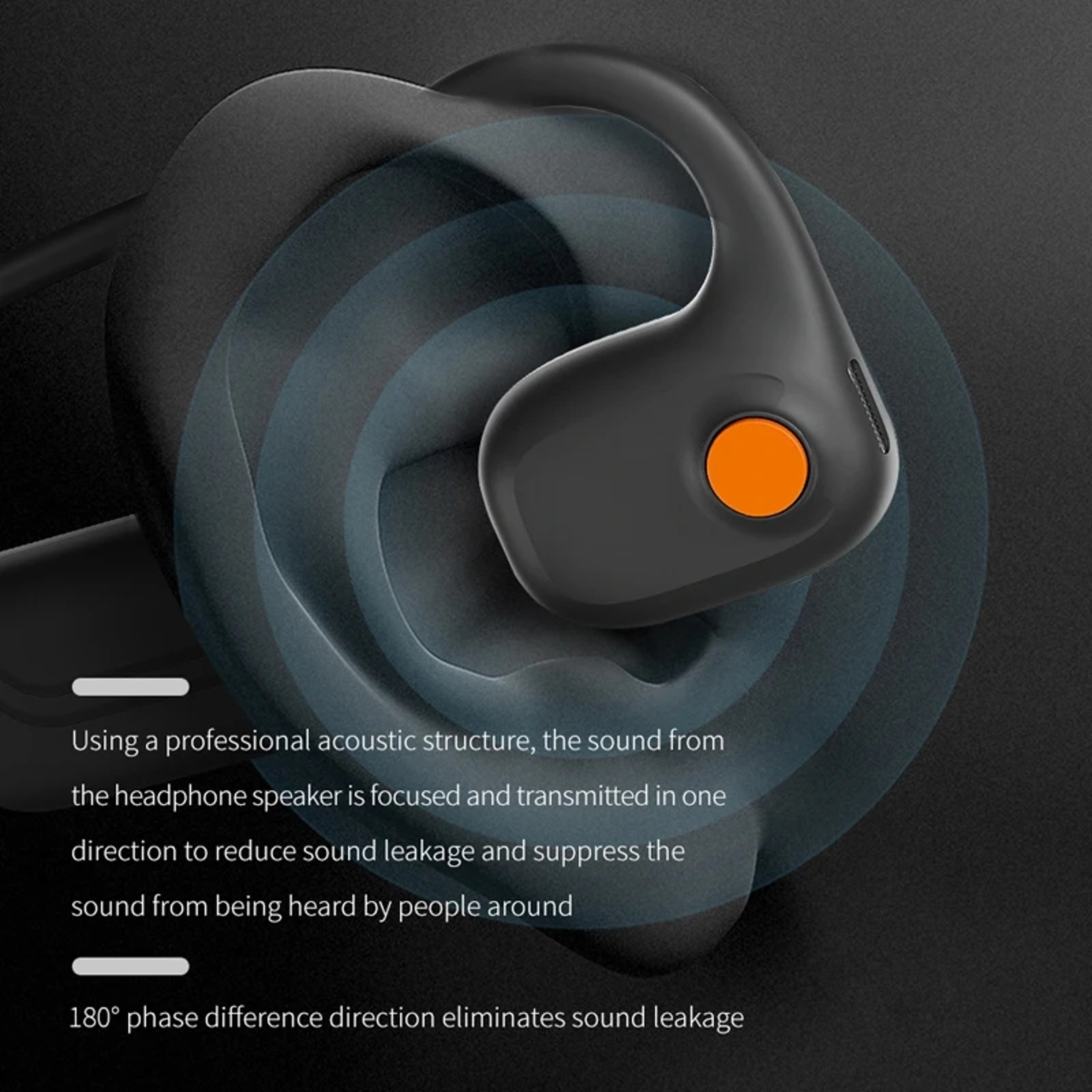 Wireless Air Conduction Bluetooth Headset With HIFI Sound Quality And Noise Reduction Microphone 3