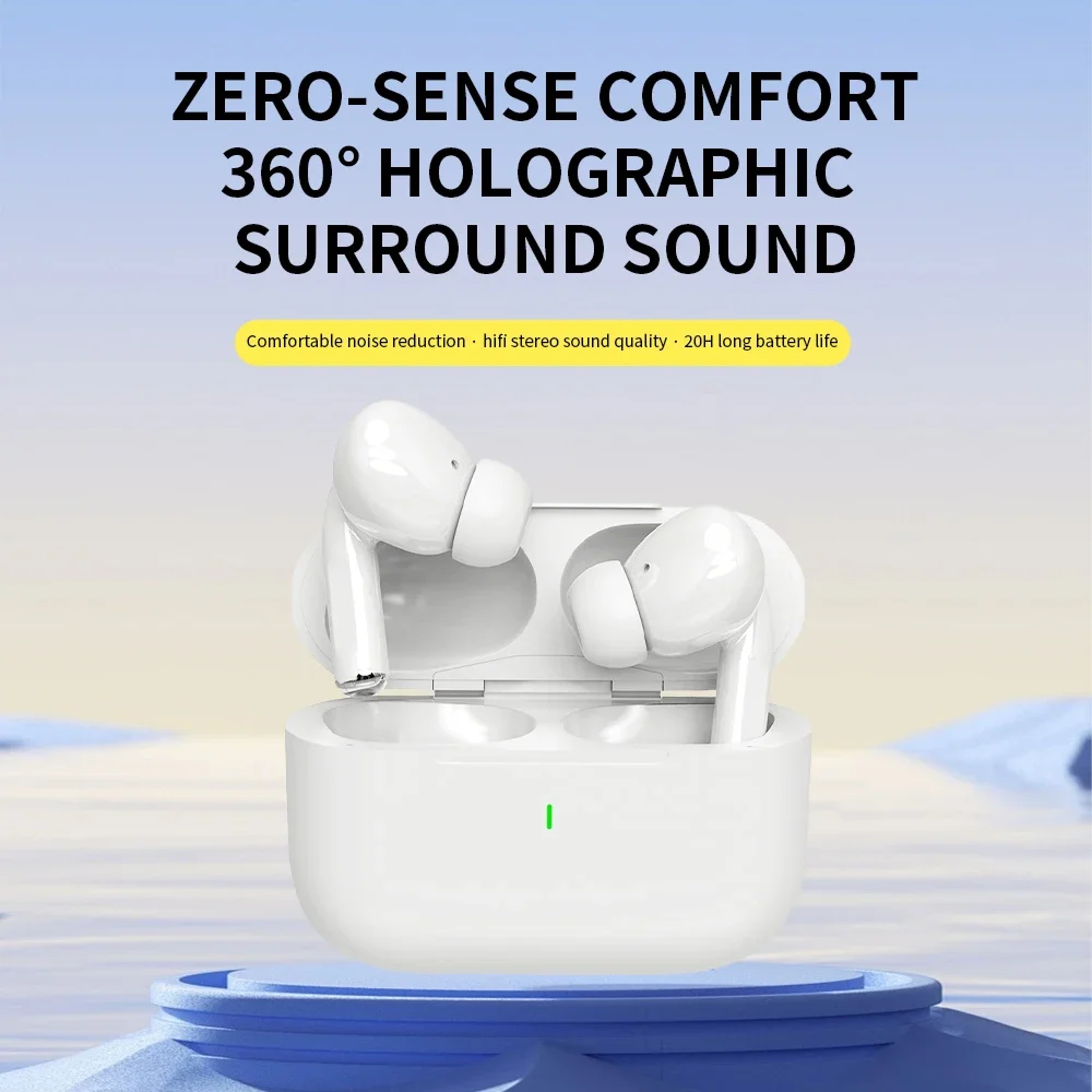 Pro TWS Wireless Earbuds With Clear Sound And Comfortable In Ear Fit 4