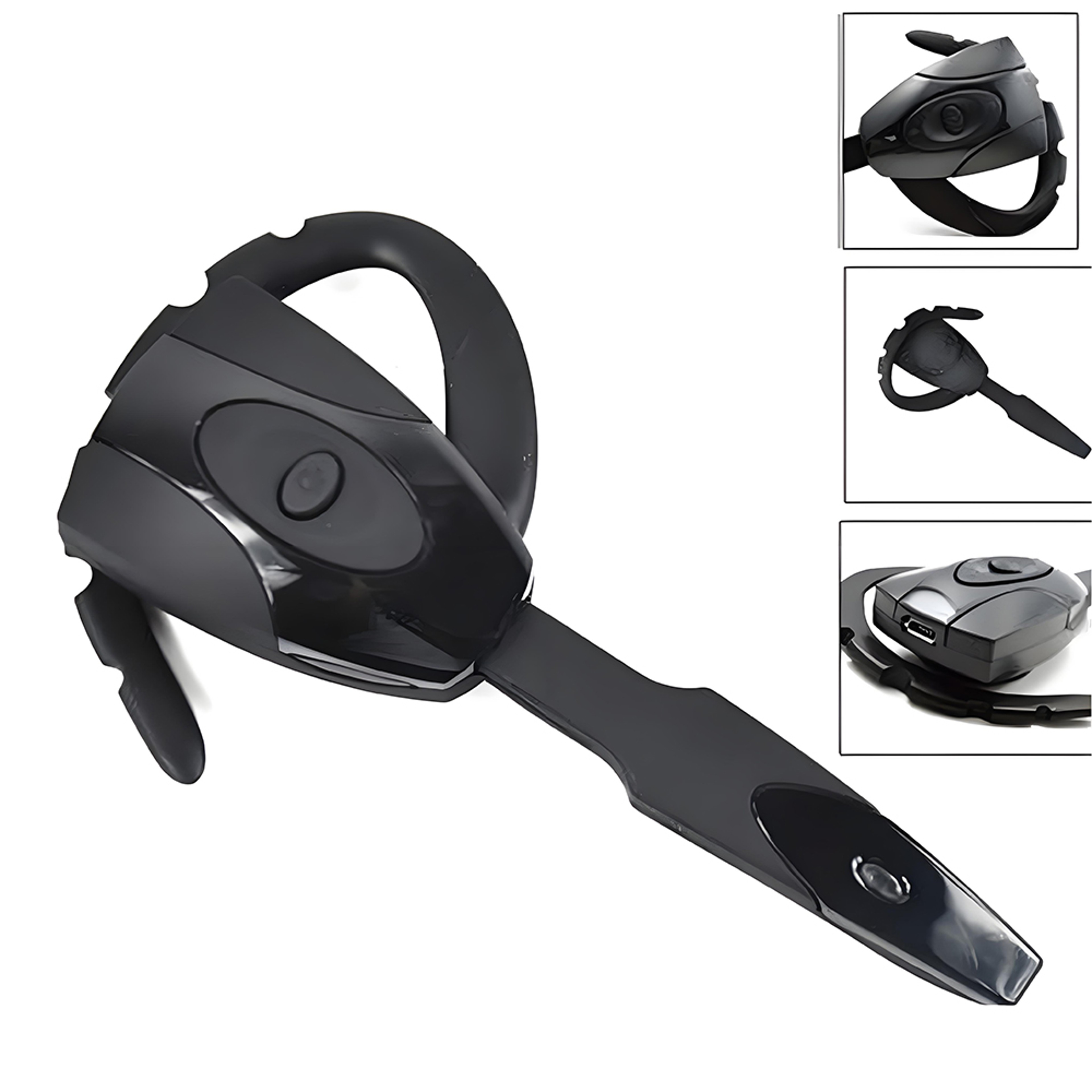 Bluetooth Wireless Single Ear Headset with Mic for PS3 Handsfree Gaming Calls – view 1