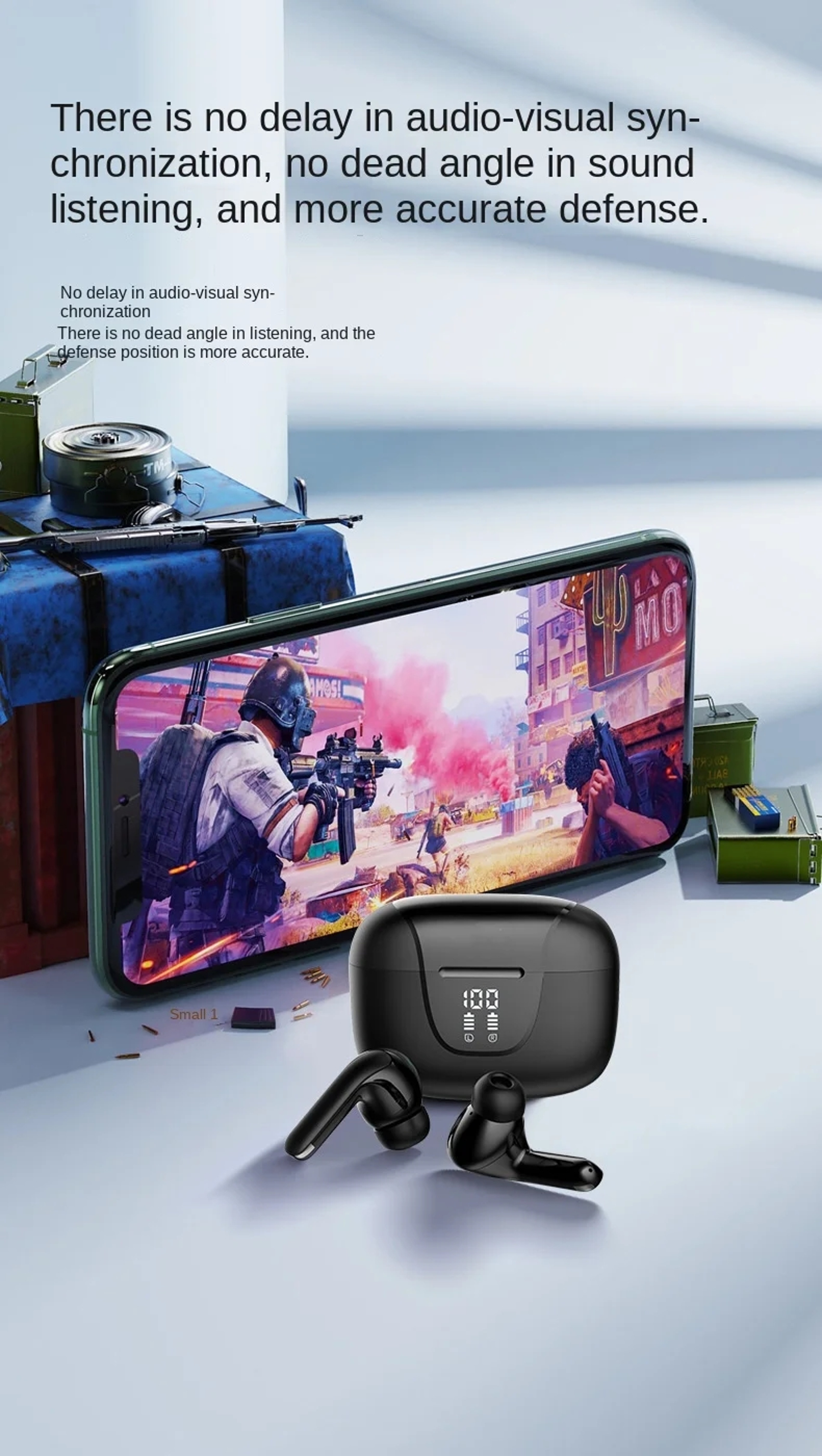 Honor MagicPro Compatible Wireless TWS Earbuds with Noise Cancelling and LED Display – view 5