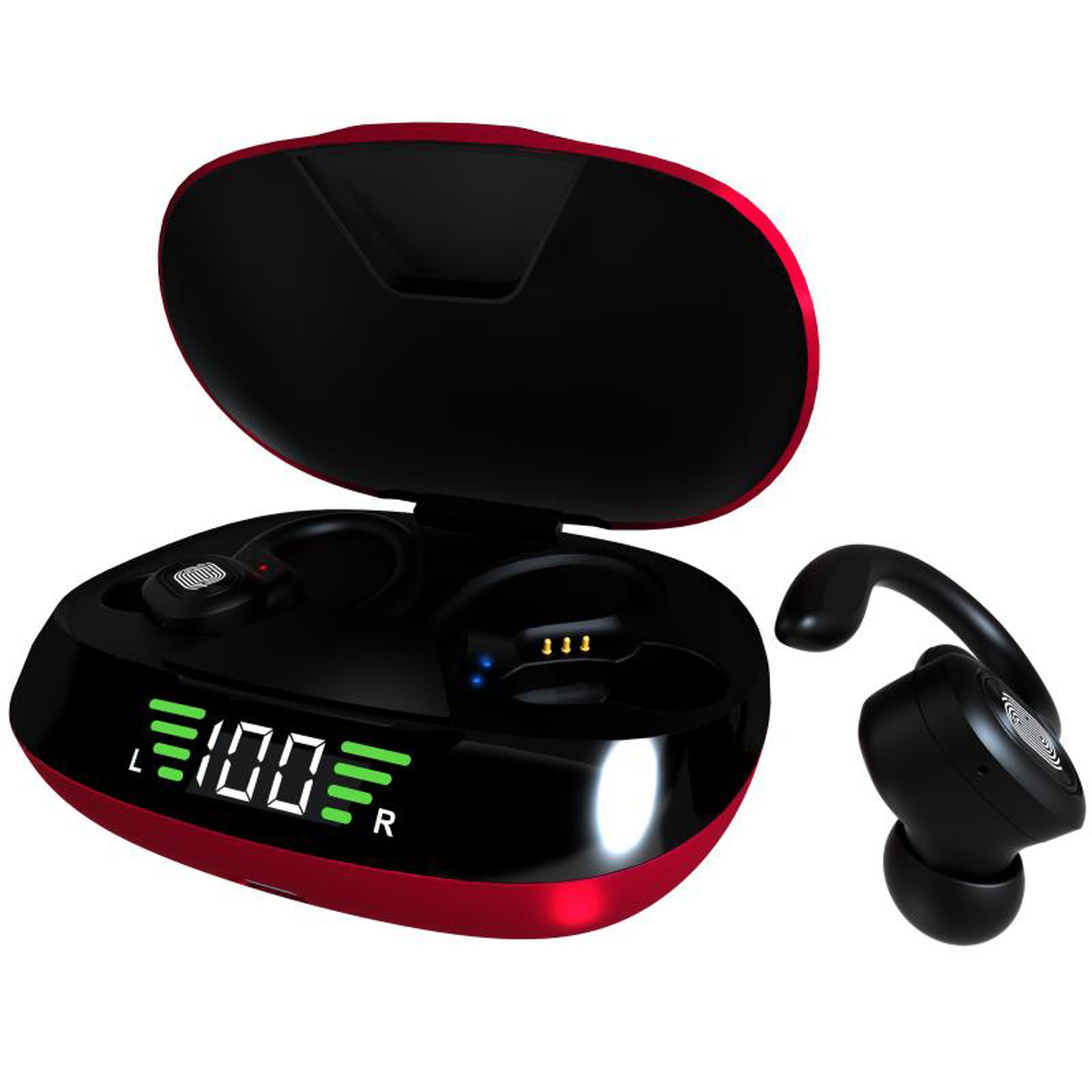 Sports Ear Hook Bluetooth 5.3 Wireless Earbuds with Heavy Bass and Secure Fit – view 7