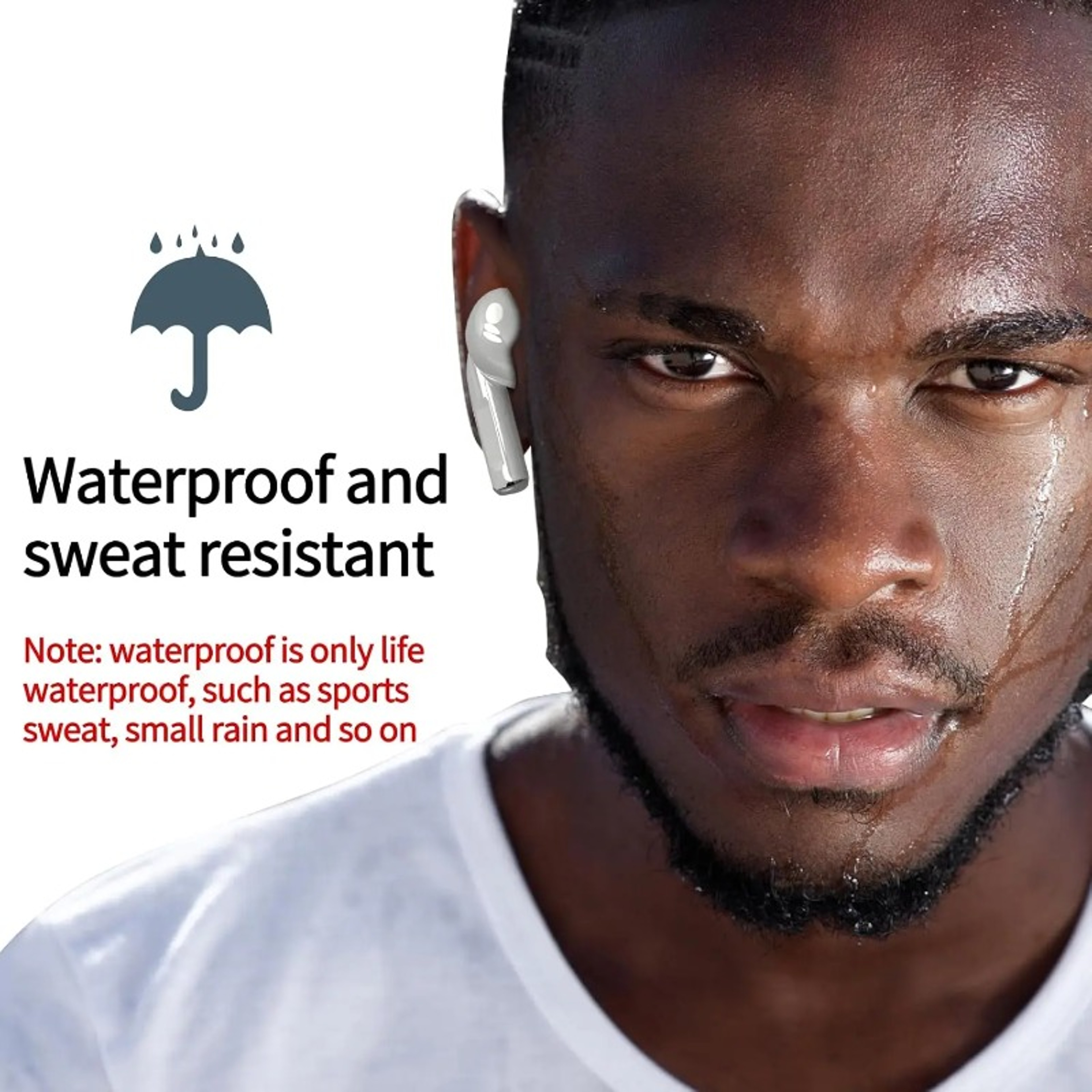 True Wireless Earbuds with ANC HD Sound Waterproof Playback – view 3