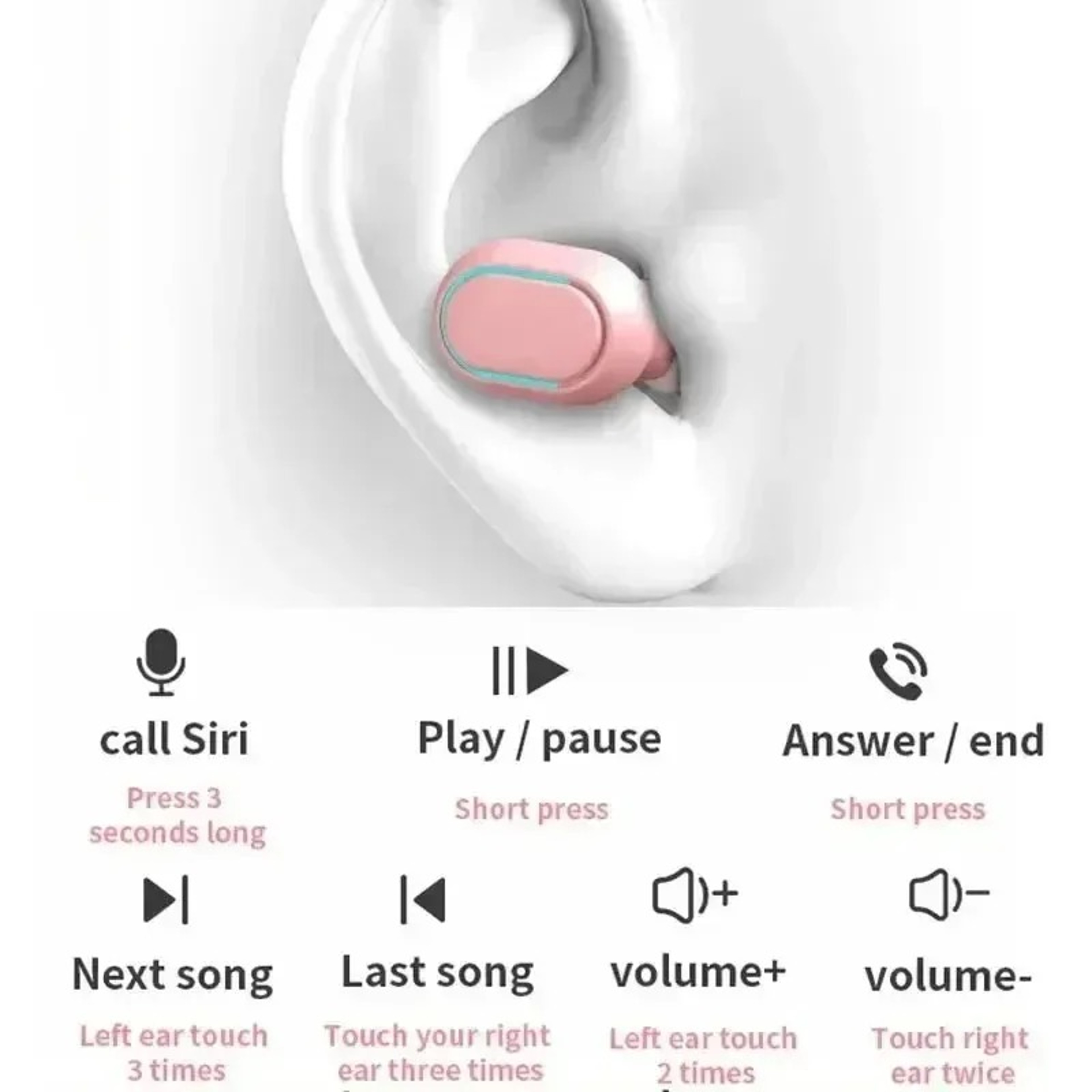 Wireless Gaming Bluetooth Earbuds With Low Latency Audio and HiFi Sound – view 5