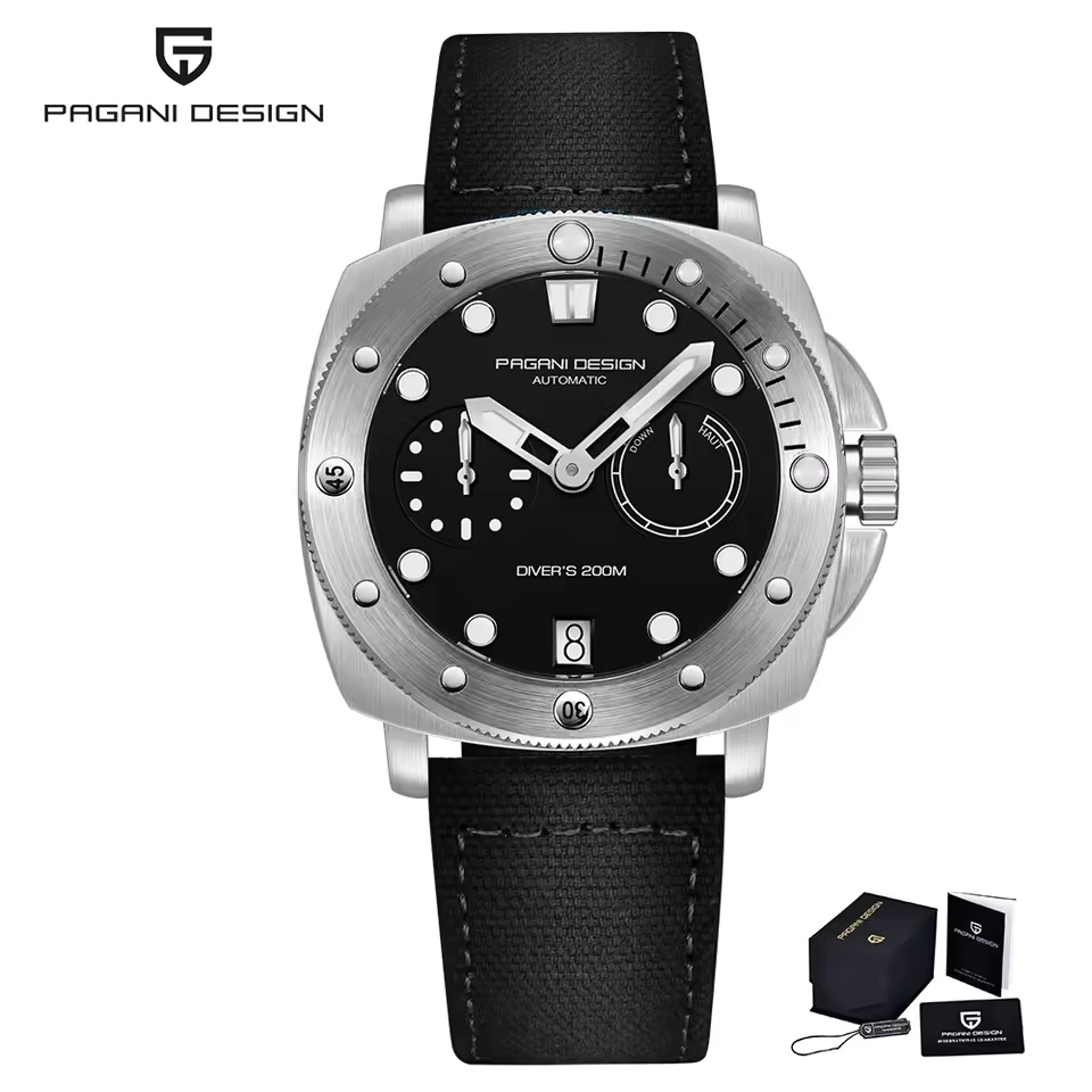 Luxury Automatic Mechanical Watch For Men Waterproof Sapphire Crystal Timepiece 6