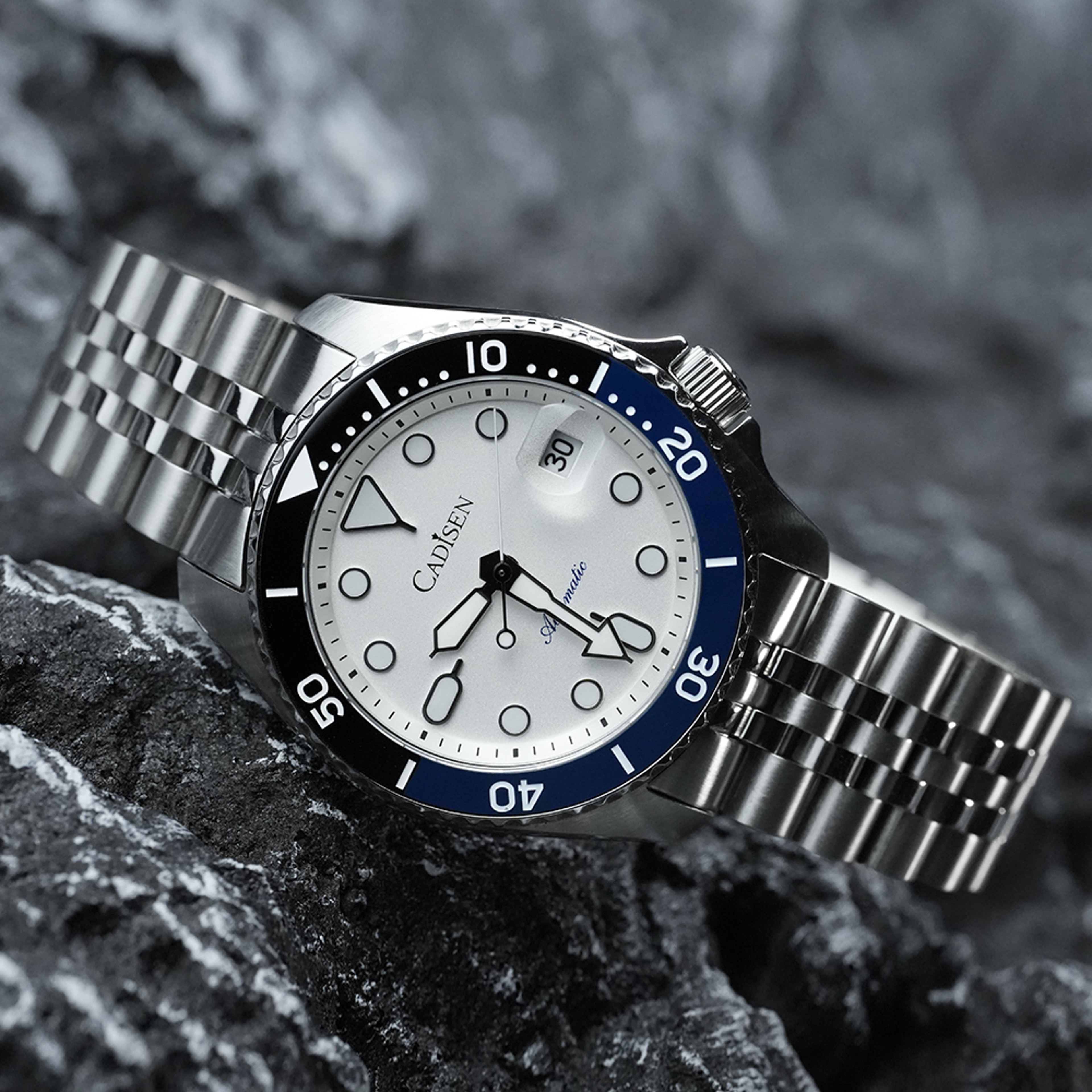 Luxury Automatic Men Mechanical Watch With Ceramic Bezel Sapphire Glass Luminous Dial 4