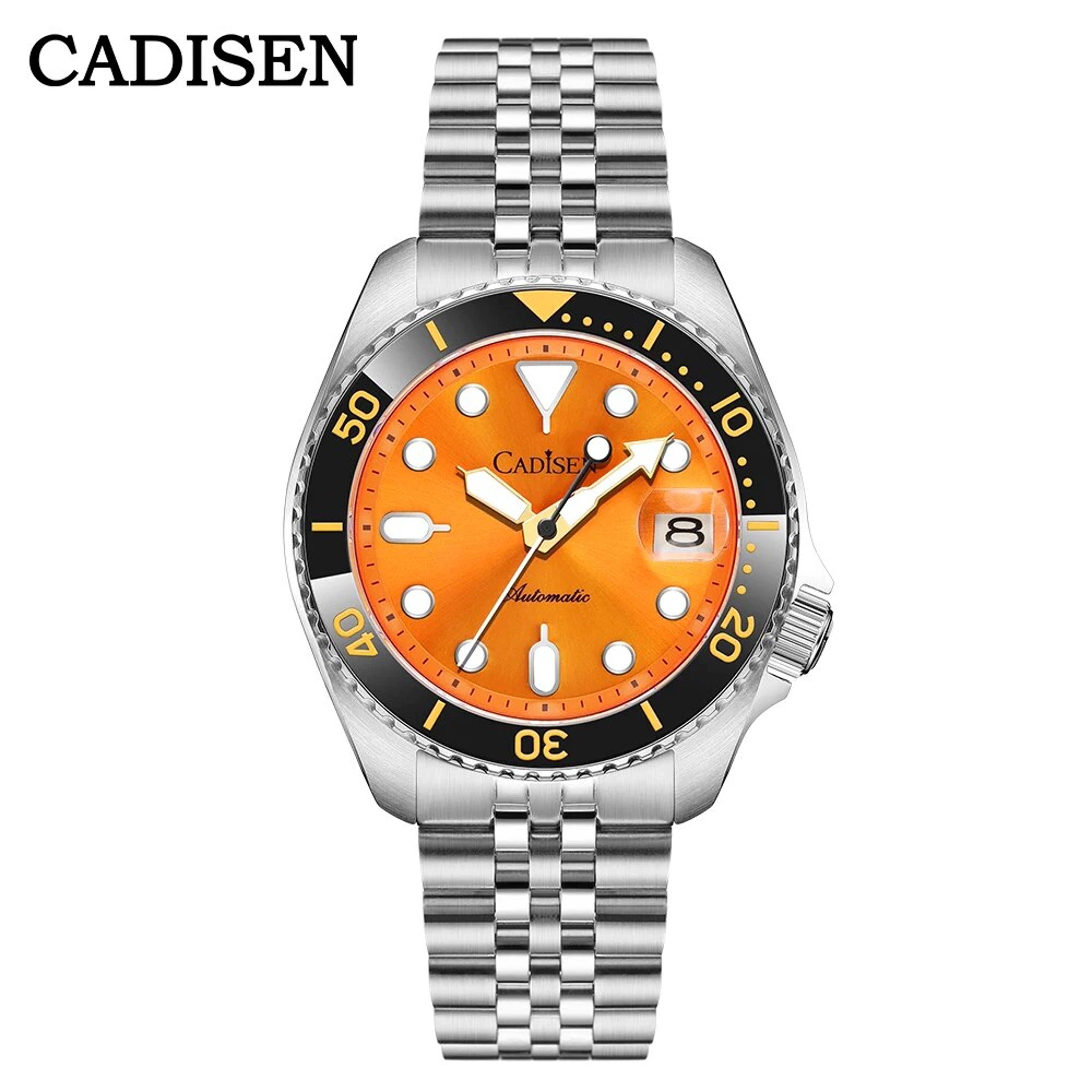 Luxury Automatic Men Mechanical Watch With Ceramic Bezel Sapphire Glass Luminous Dial 5