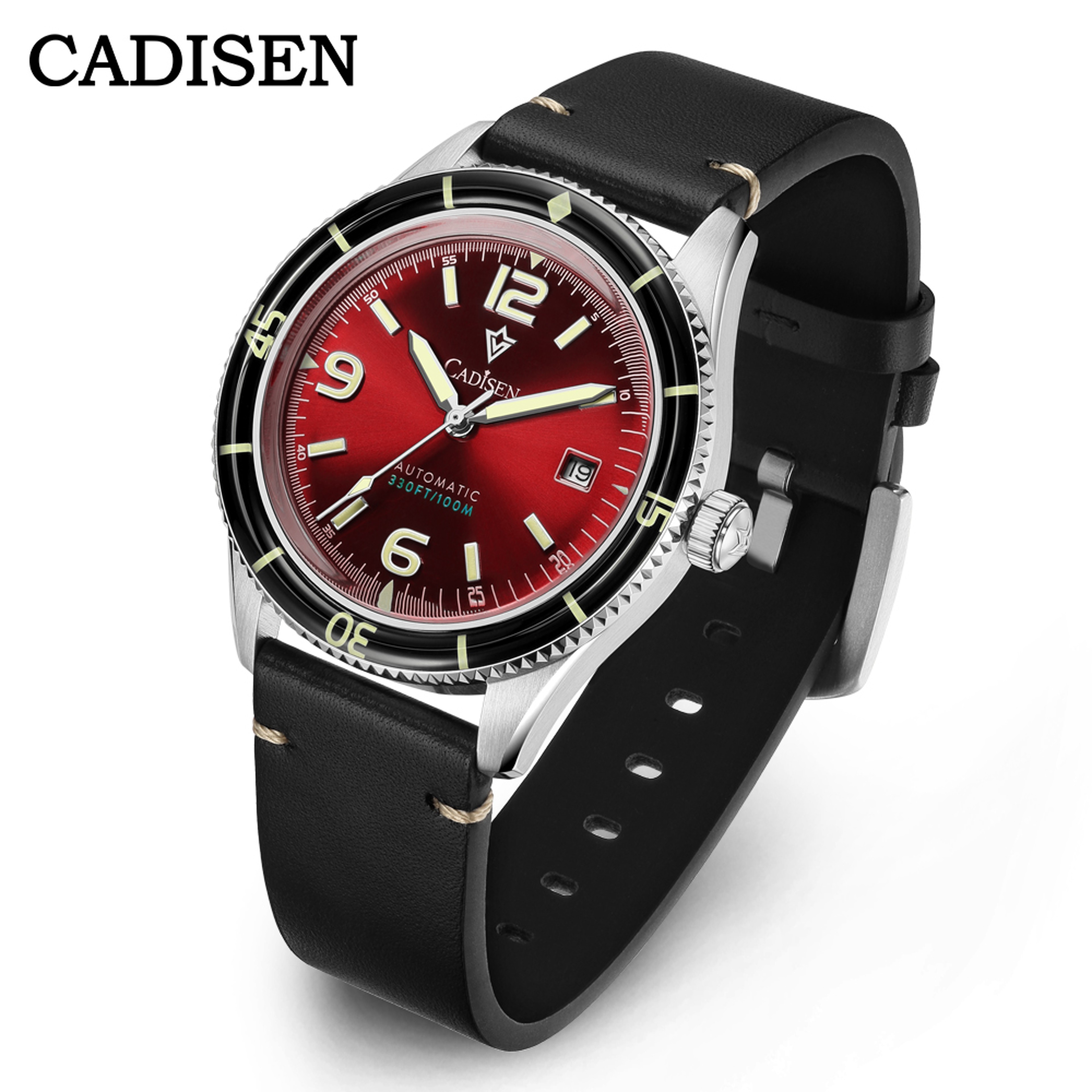Automatic Mechanical Watch Men Genuine Leather Strap Luminous Waterproof Wristwatch – view 7