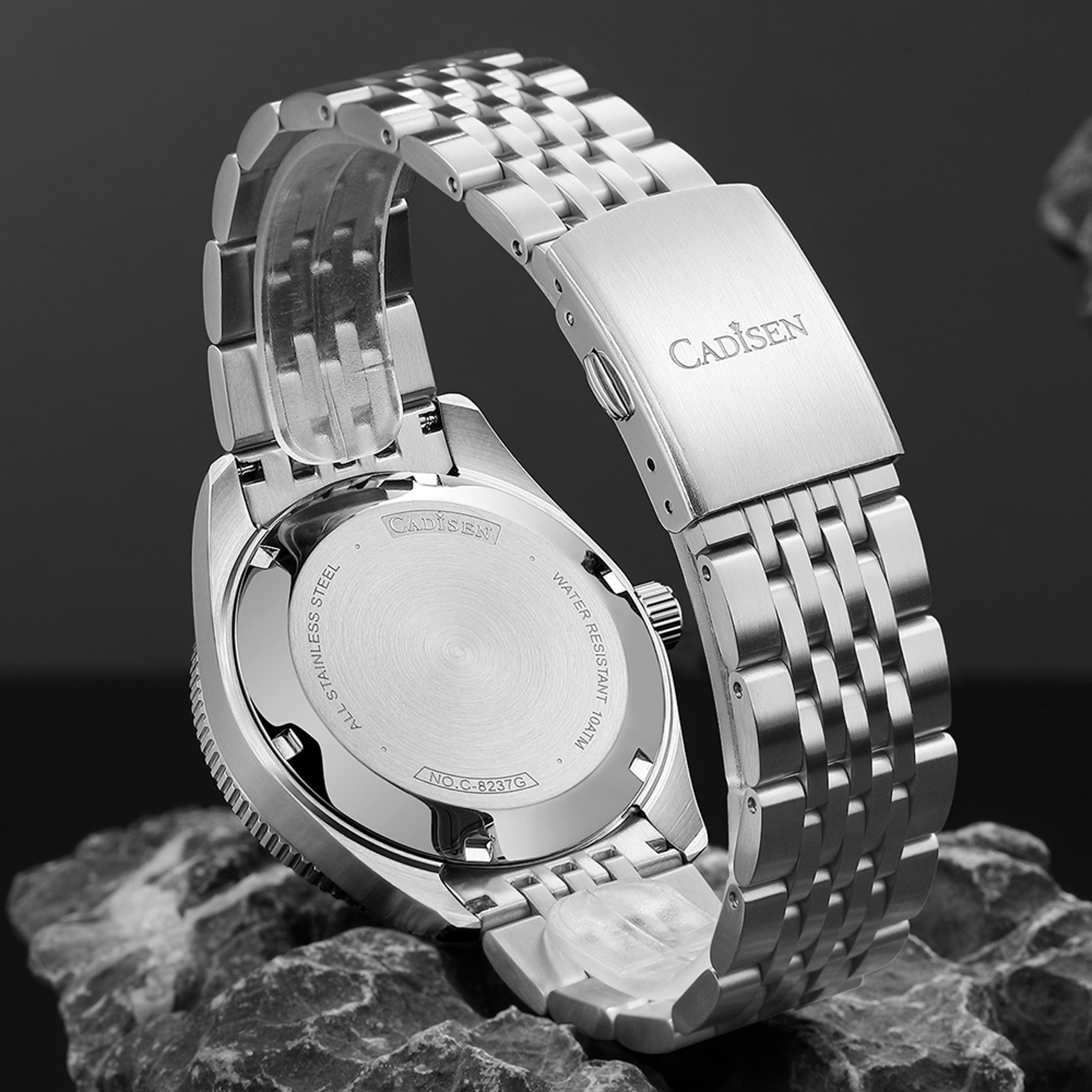 Automatic Mechanical Mens Watch With Movement Ceramic Bezel Waterproof Design 2
