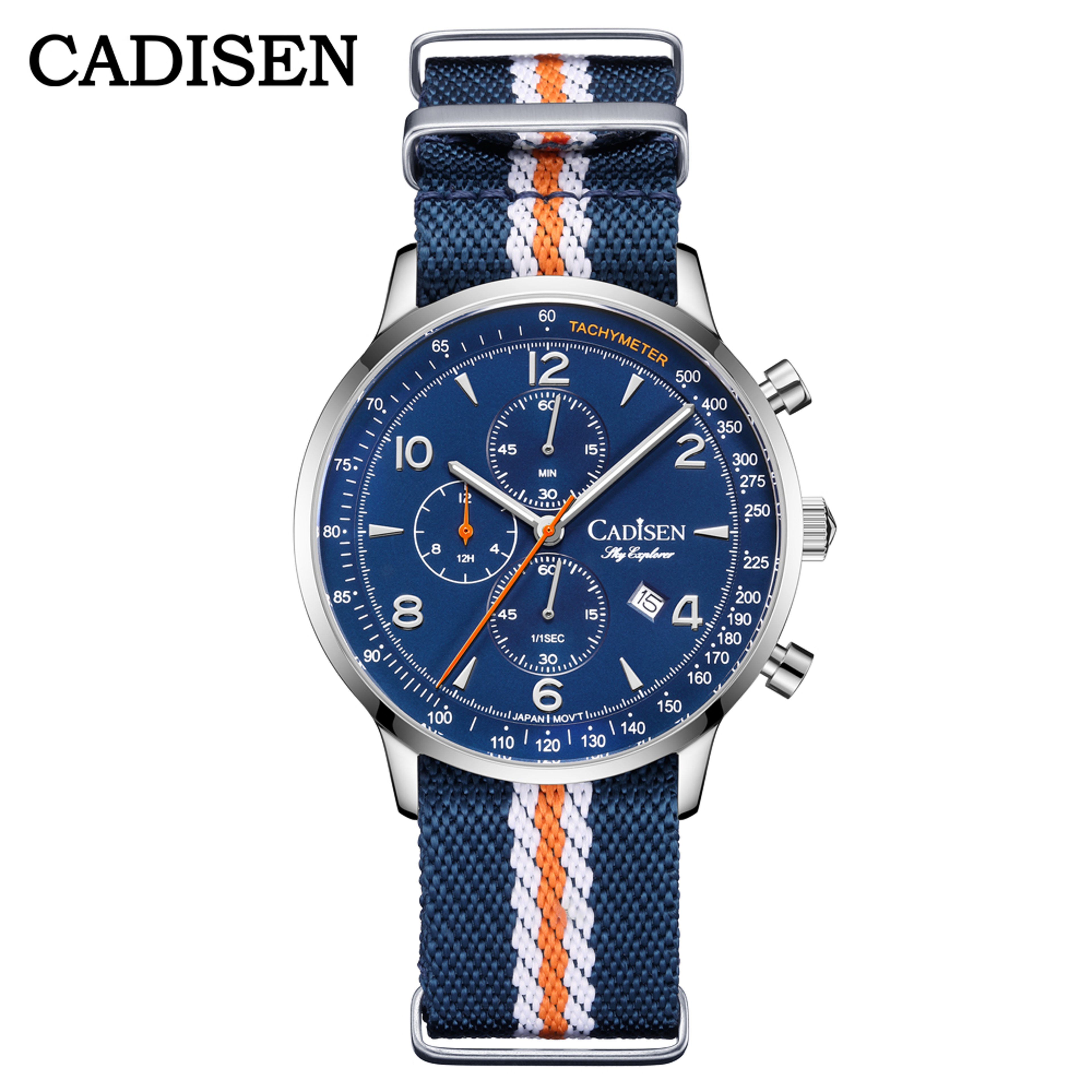 Mens Quartz Watch Waterproof Canvas Wristwatch 9