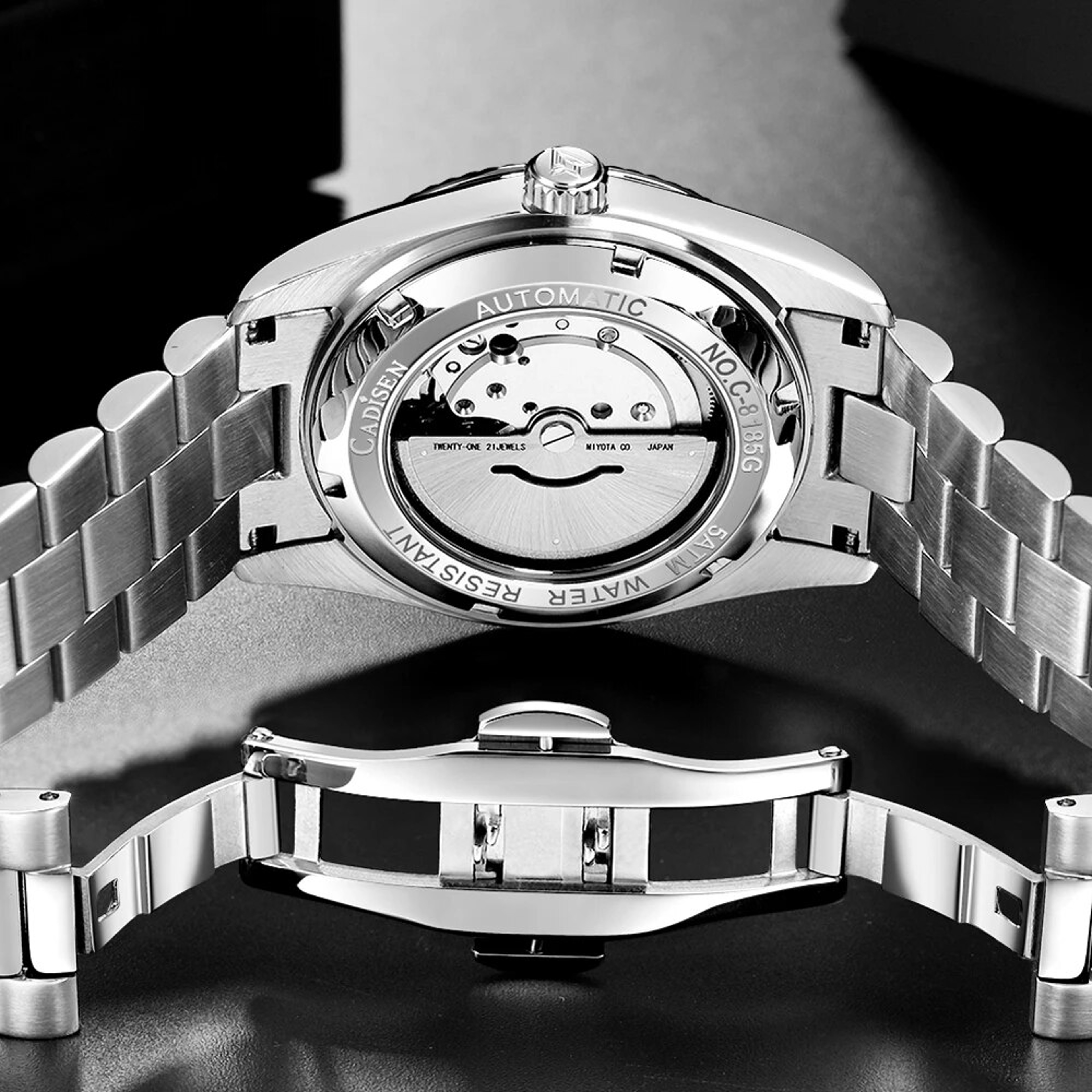 Automatic Mechanical Watch Men Sapphire Luxury Timepiece 1