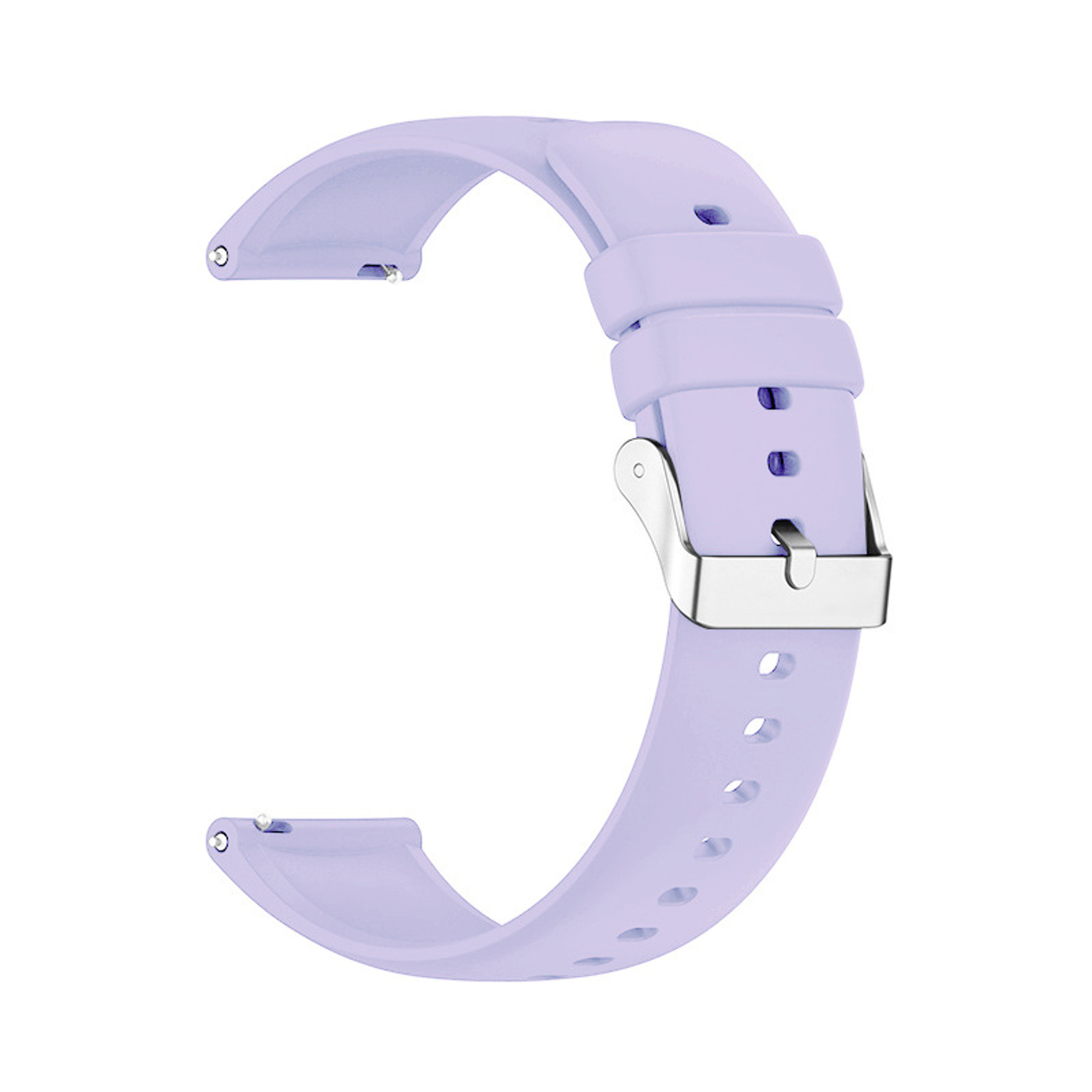 Watch Silicone Strap Quick Release Comfortable Wristband With Pin Buckle 19