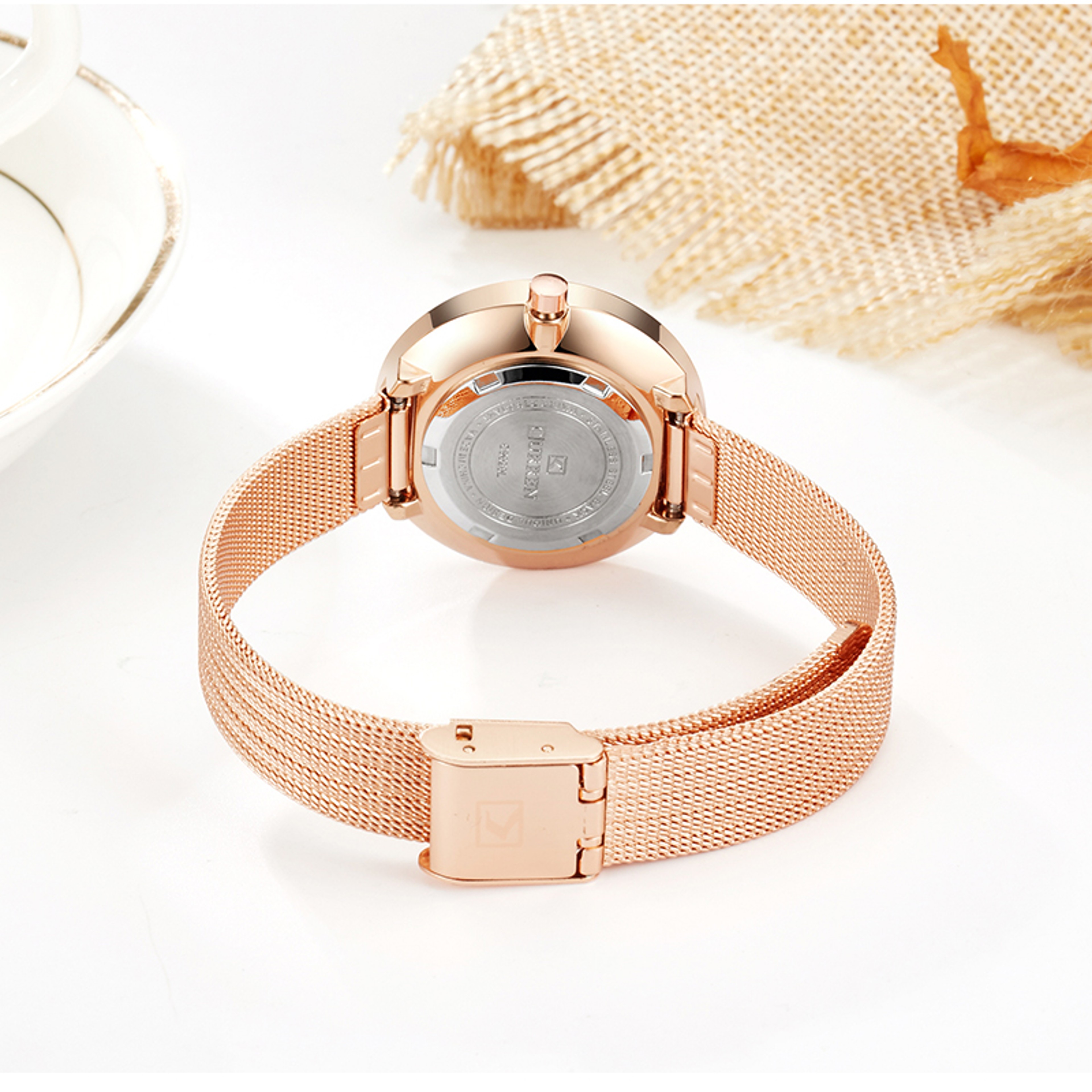 Small Dial Womens Quartz Watch Elegant Mesh Strap Waterproof Fashion Wristwatch 5