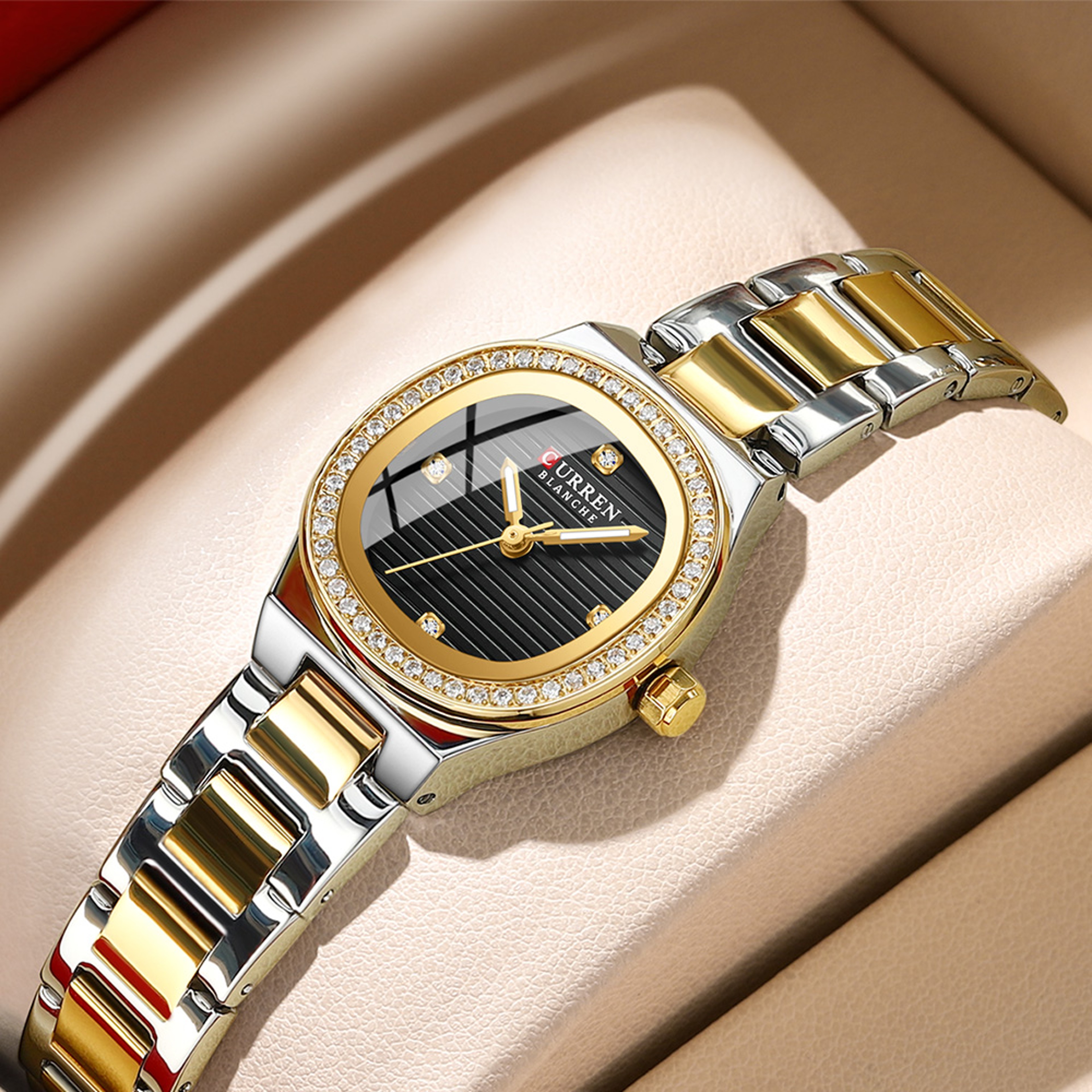 Round Mini Dial Quartz Watch for Women Elegant Casual Fashion Wristwatch Gift – view 1