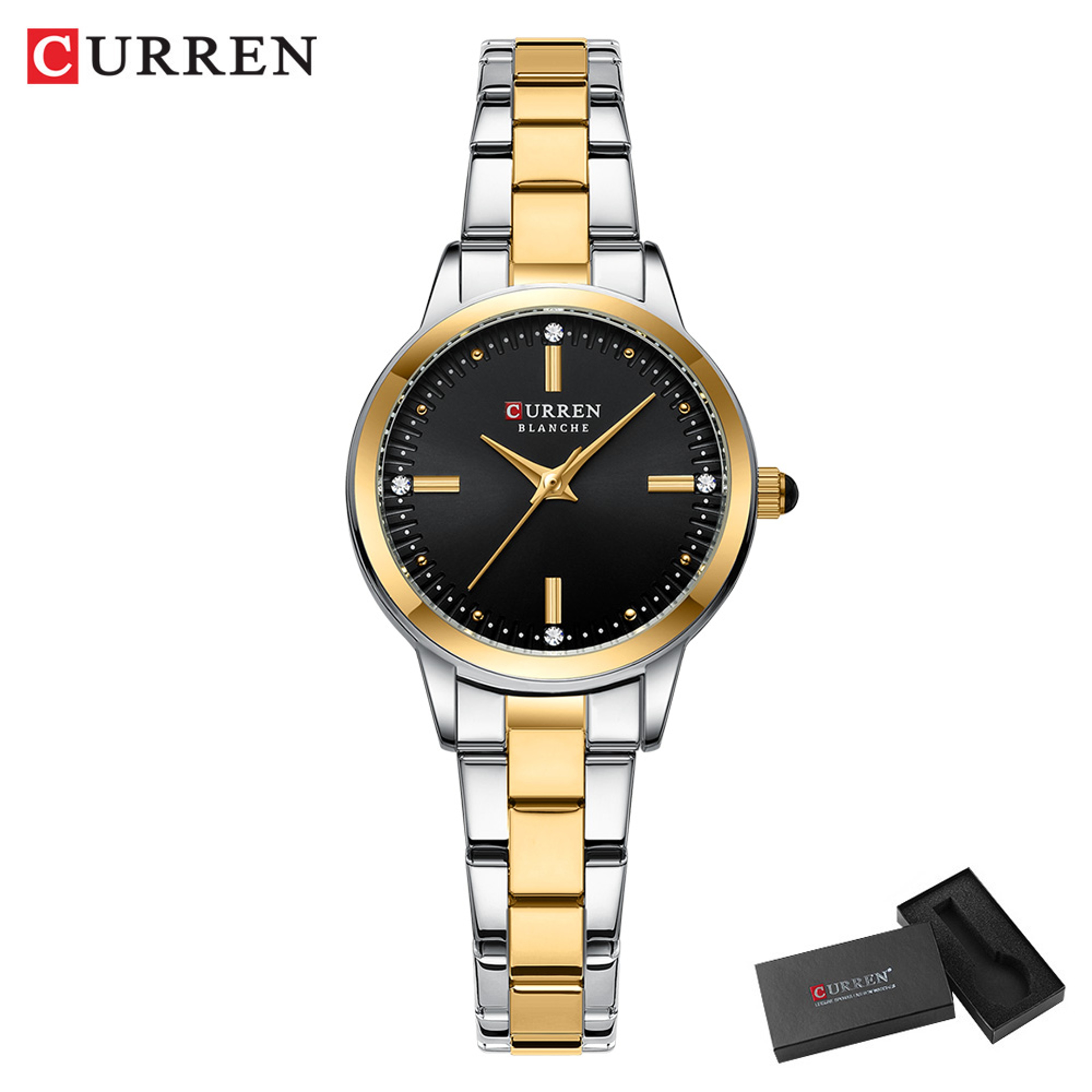Womens Stainless Steel Strap Watch Minimalist Fashion Elegant Daily Wear Timepiece 10