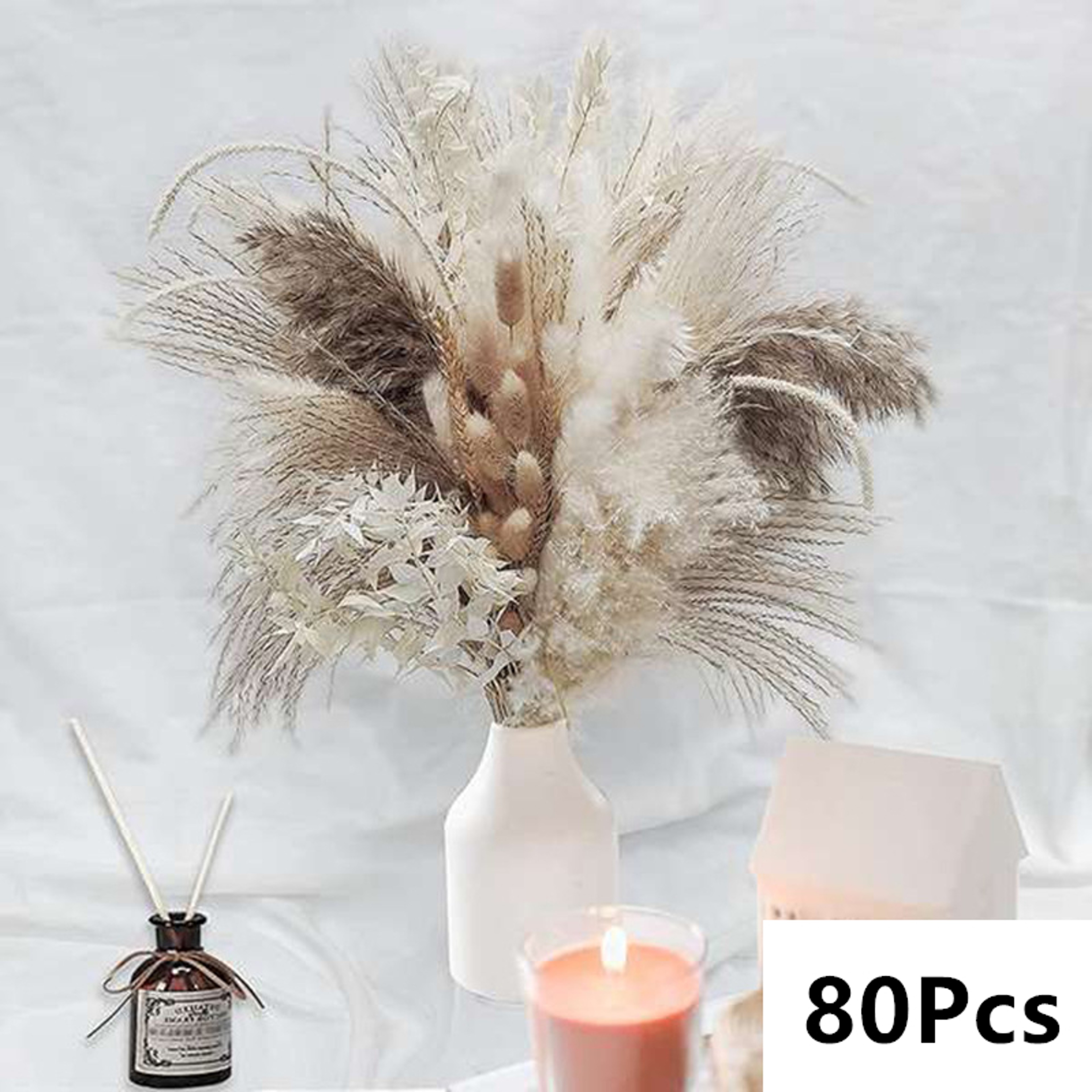 Natural Pampas Dried Flowers Bouquet for Boho Home Decor and Wedding Styling – view 19