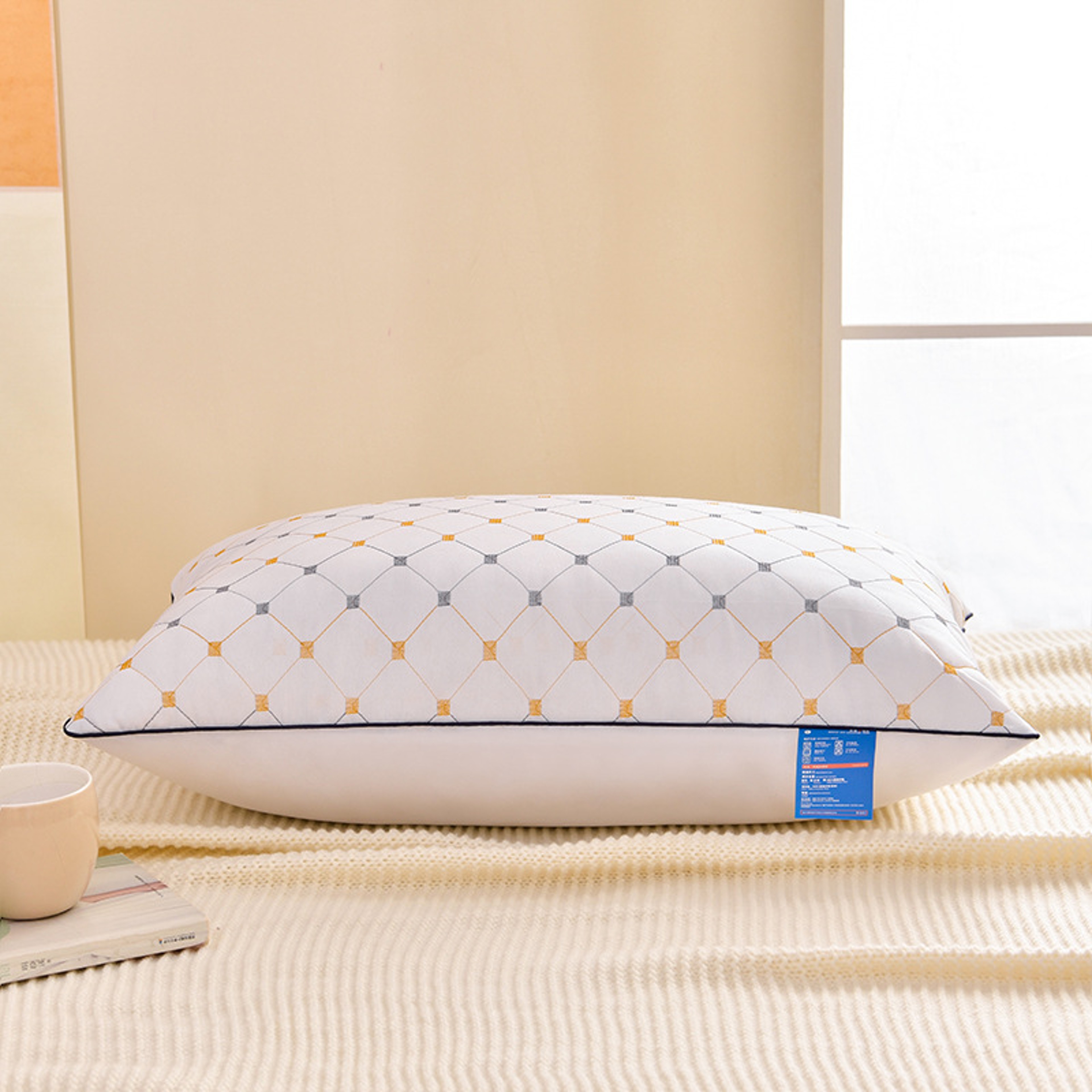Premium Polyester Pillow Insert Soft Hotel Style Sleeping Pillow Core for Home and Dorm Use – view 7