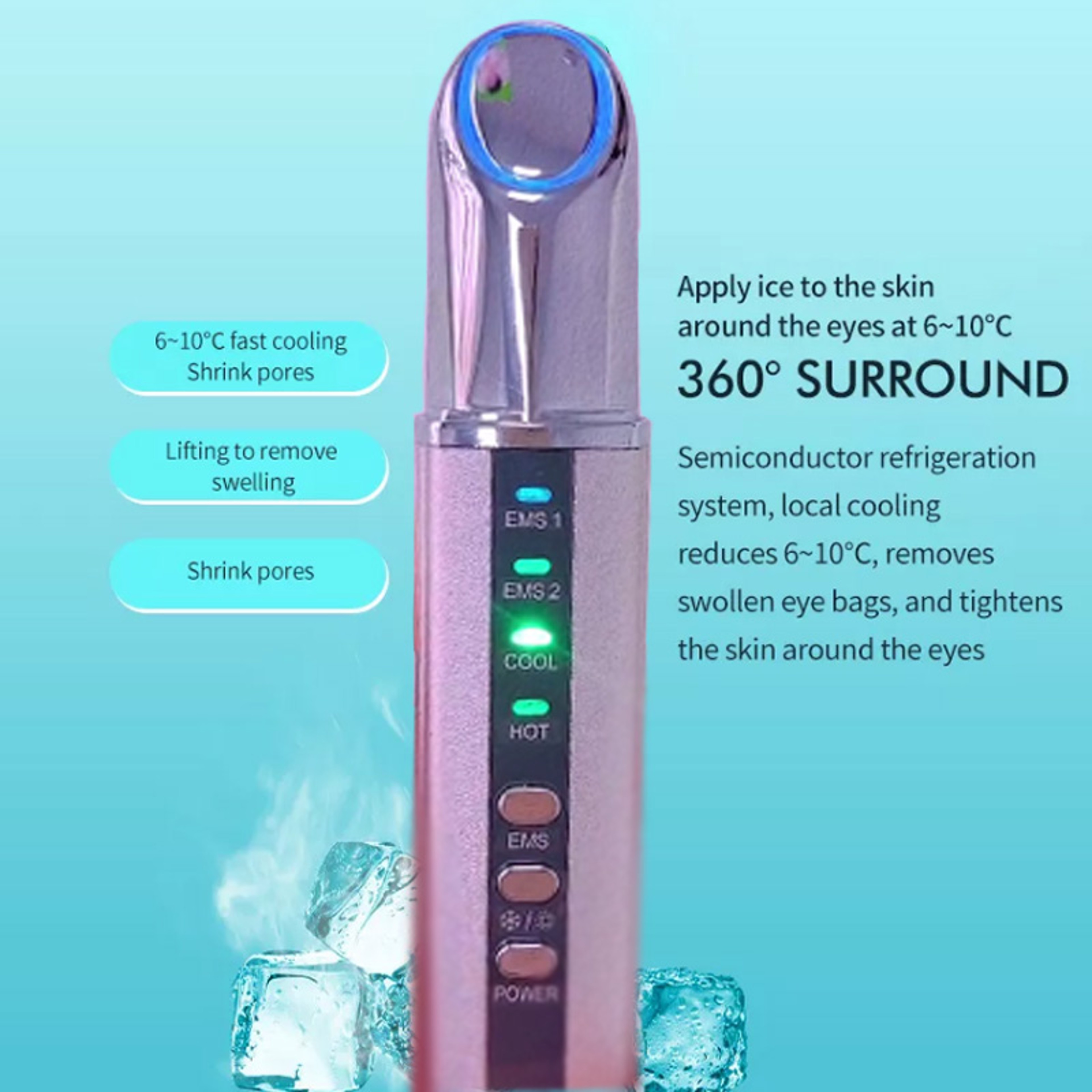 Eye Massager With Sonic Vibration For Firming And Under Eye Care 2