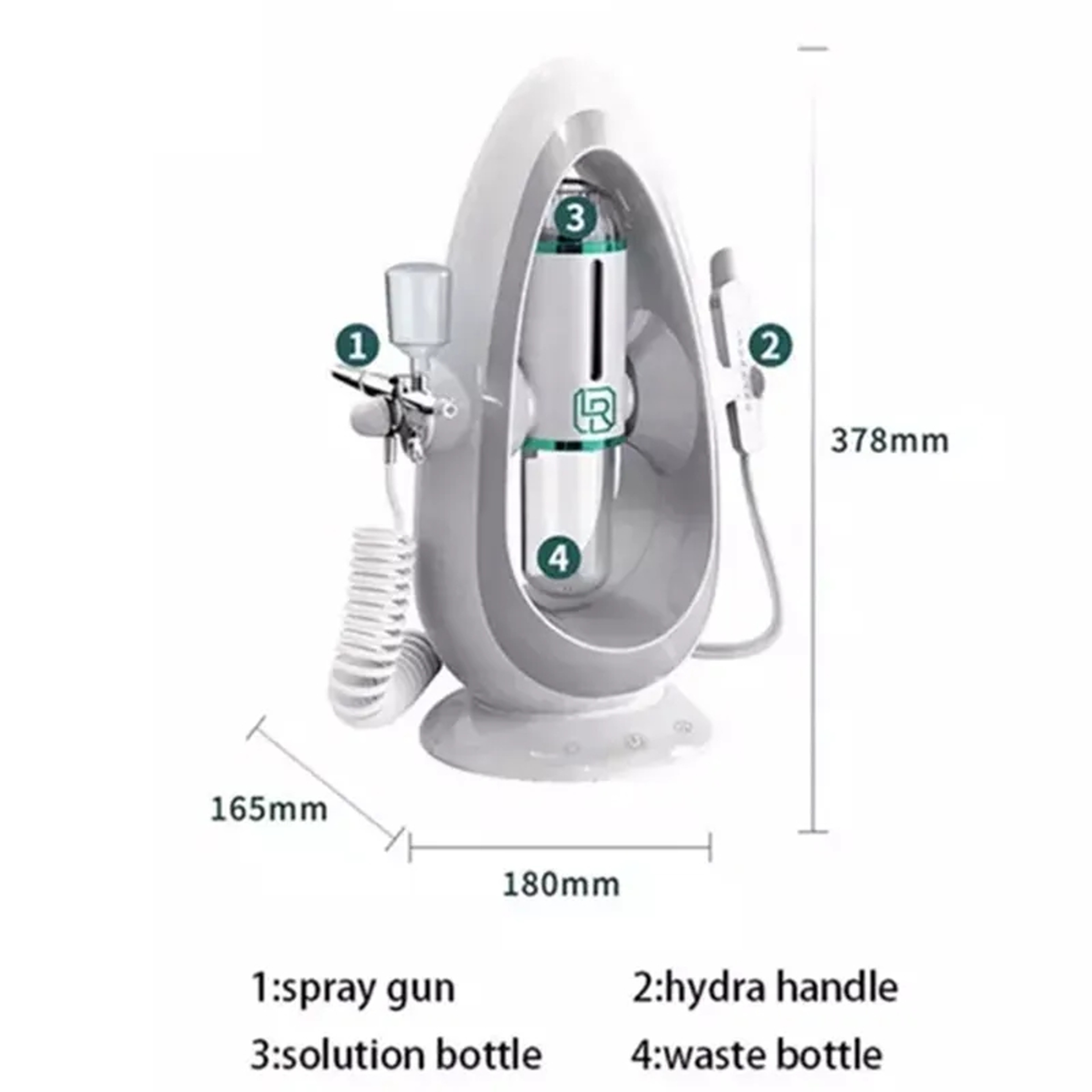 Hydra Dermabrasion Aqua Facial Machine With Oxygen Spray And Blackhead Suction 4