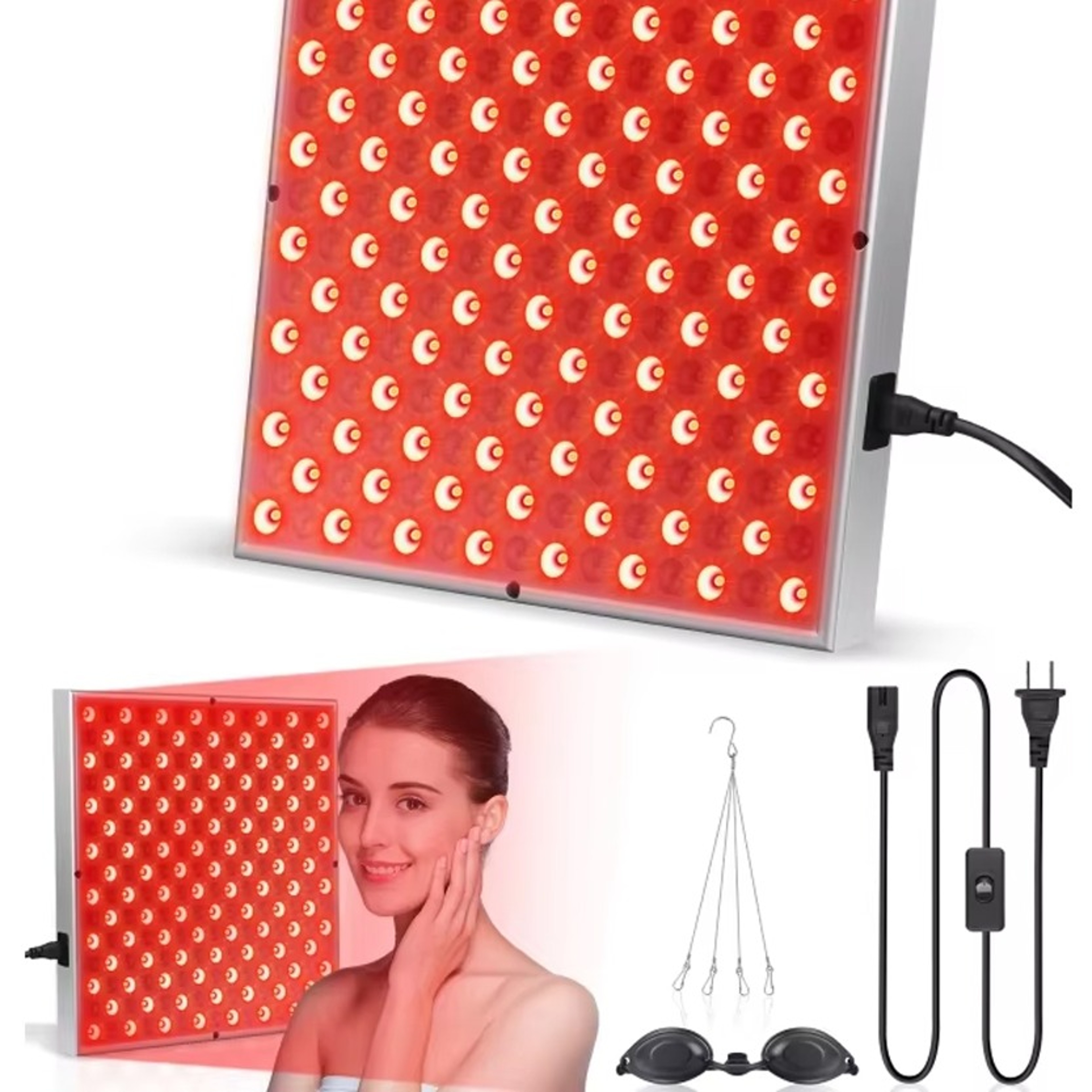 LED Red Light Therapy Panel For Skin Care And Body Recovery 0jpg