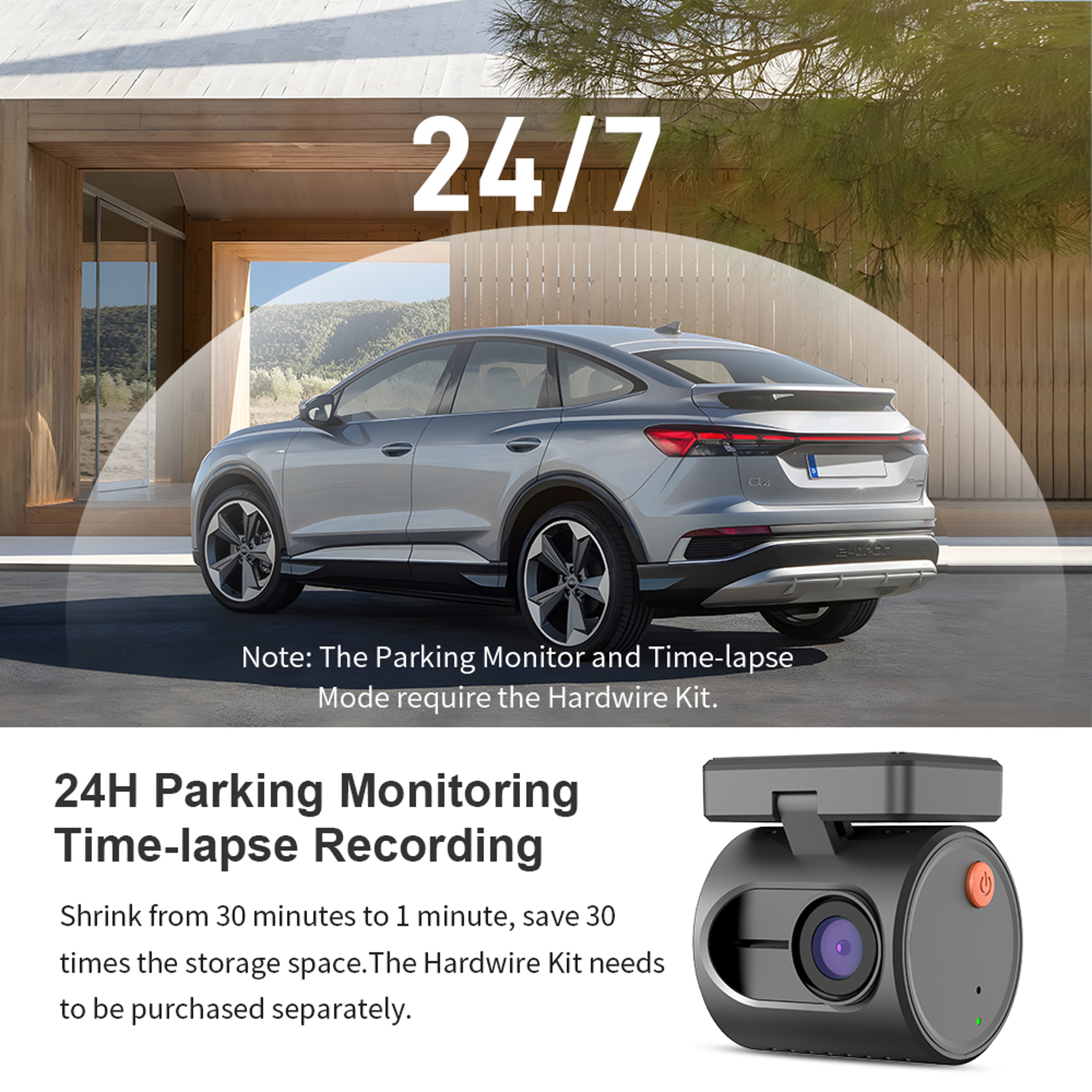 Mini Dash Cam Car Camera With Night Vision WiFi App Control 5