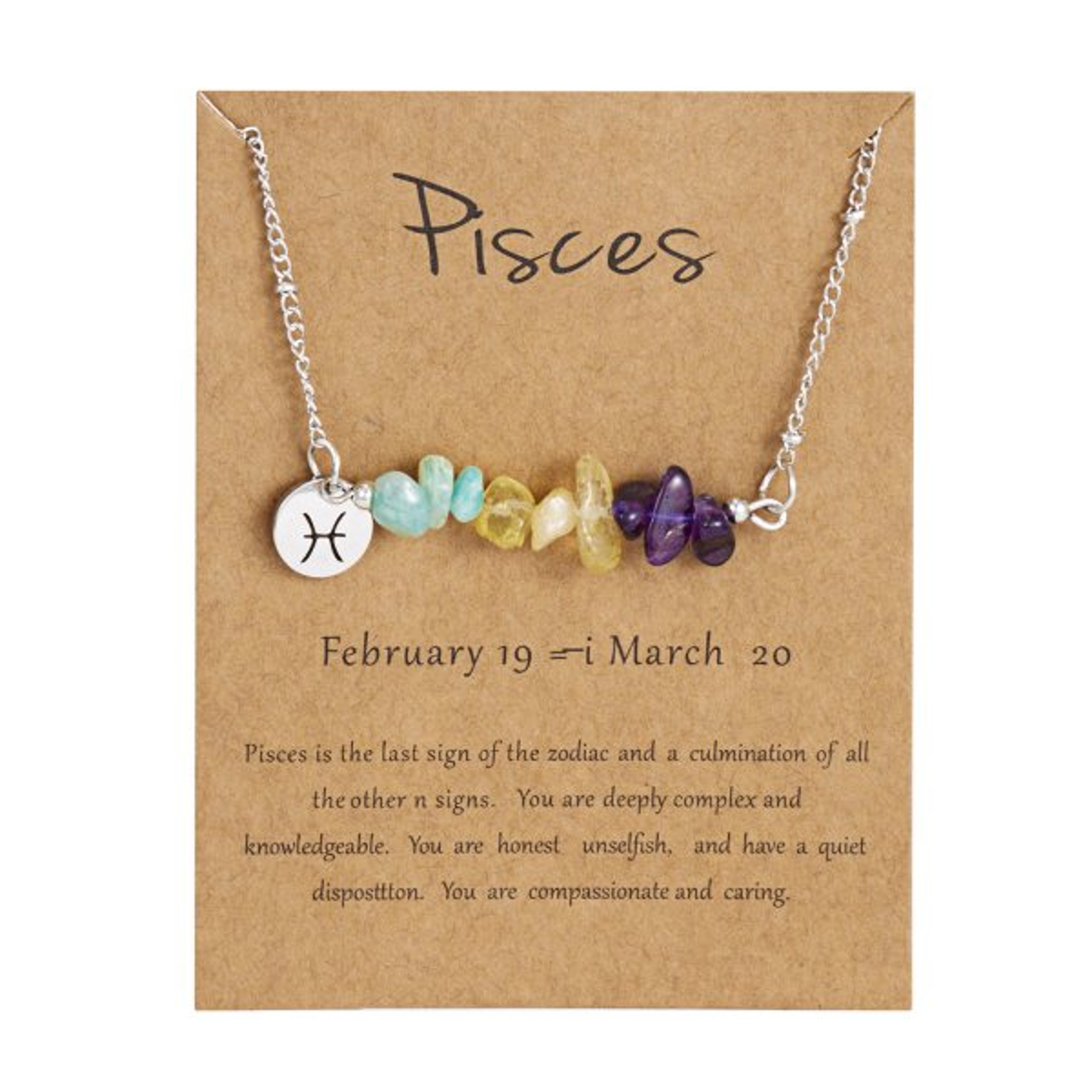 Natural Stone Constellation Bracelet for Women Zodiac Birthday Gift – view 29