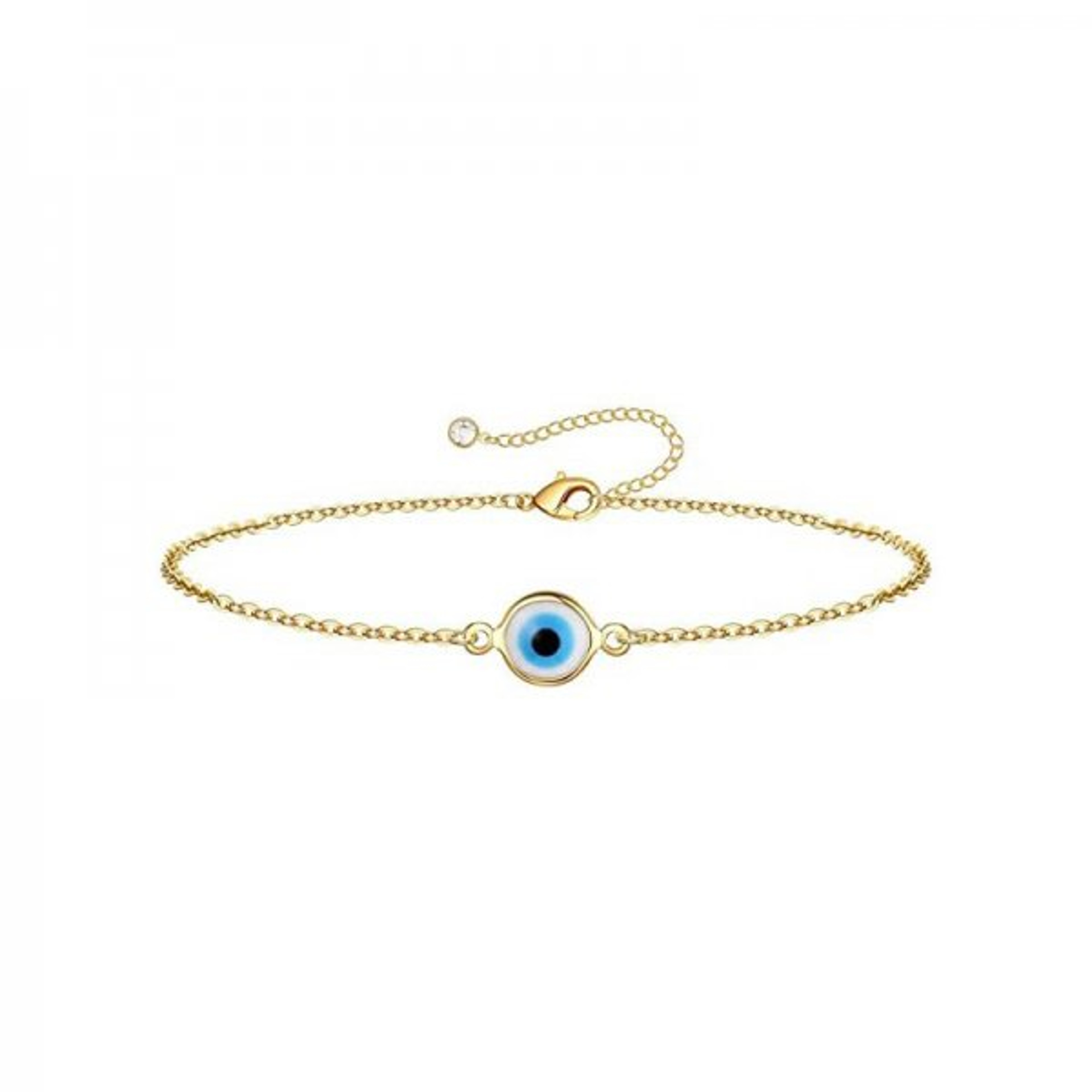Luxury Gold Zircon Evil Eye Bracelet Adjustable Lucky Jewelry Gift – view 16