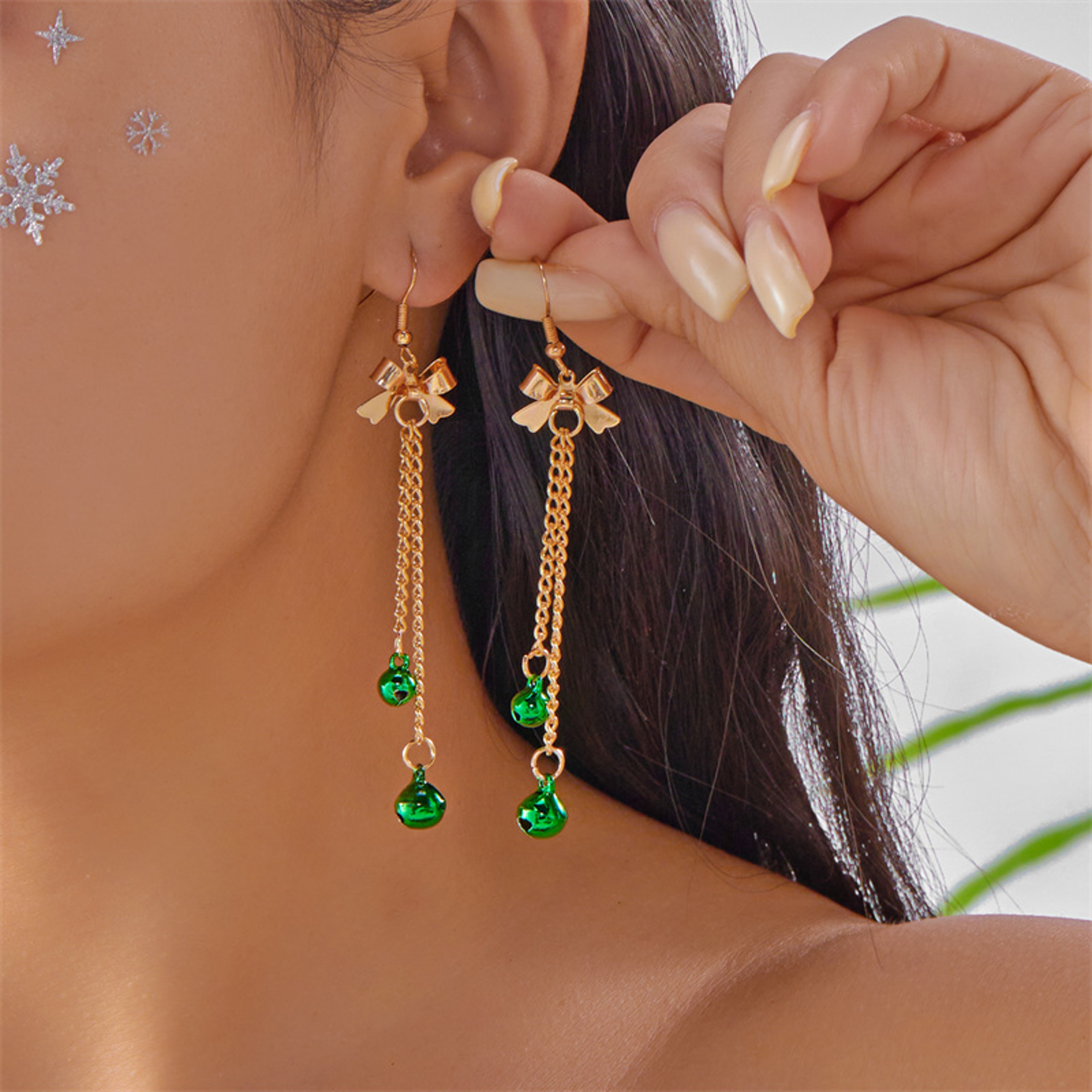 Christmas Santa Snowman Dangle Earrings for Women Festive Holiday Jewelry – view 26