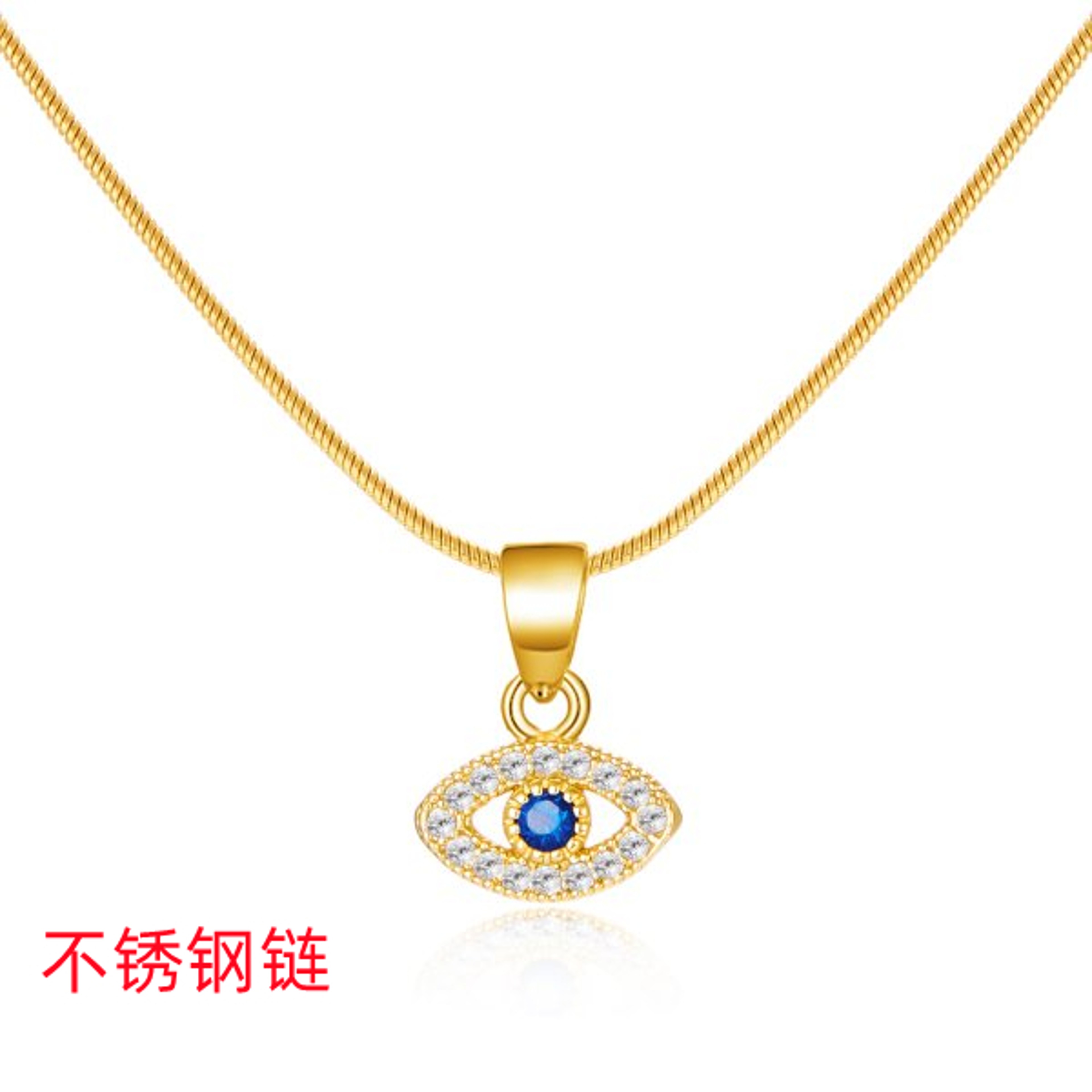 Turkish Evil Eye Gold Bracelet Handmade Stainless Steel Luck Jewelry For Women Men – view 23