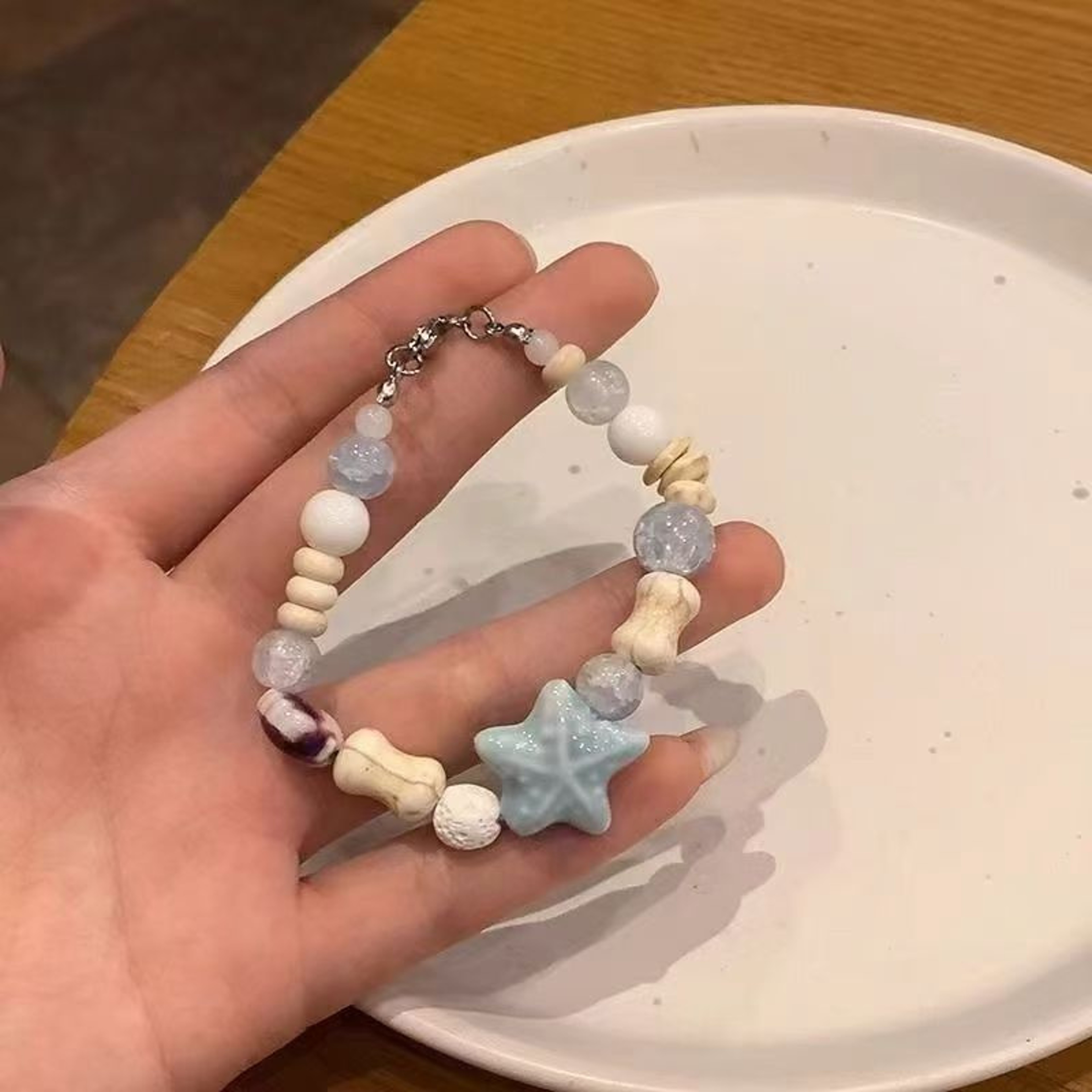 Conch Starfish Shell Beaded Bracelet For Women Beach Jewelry Adjustable Boho Gift 11