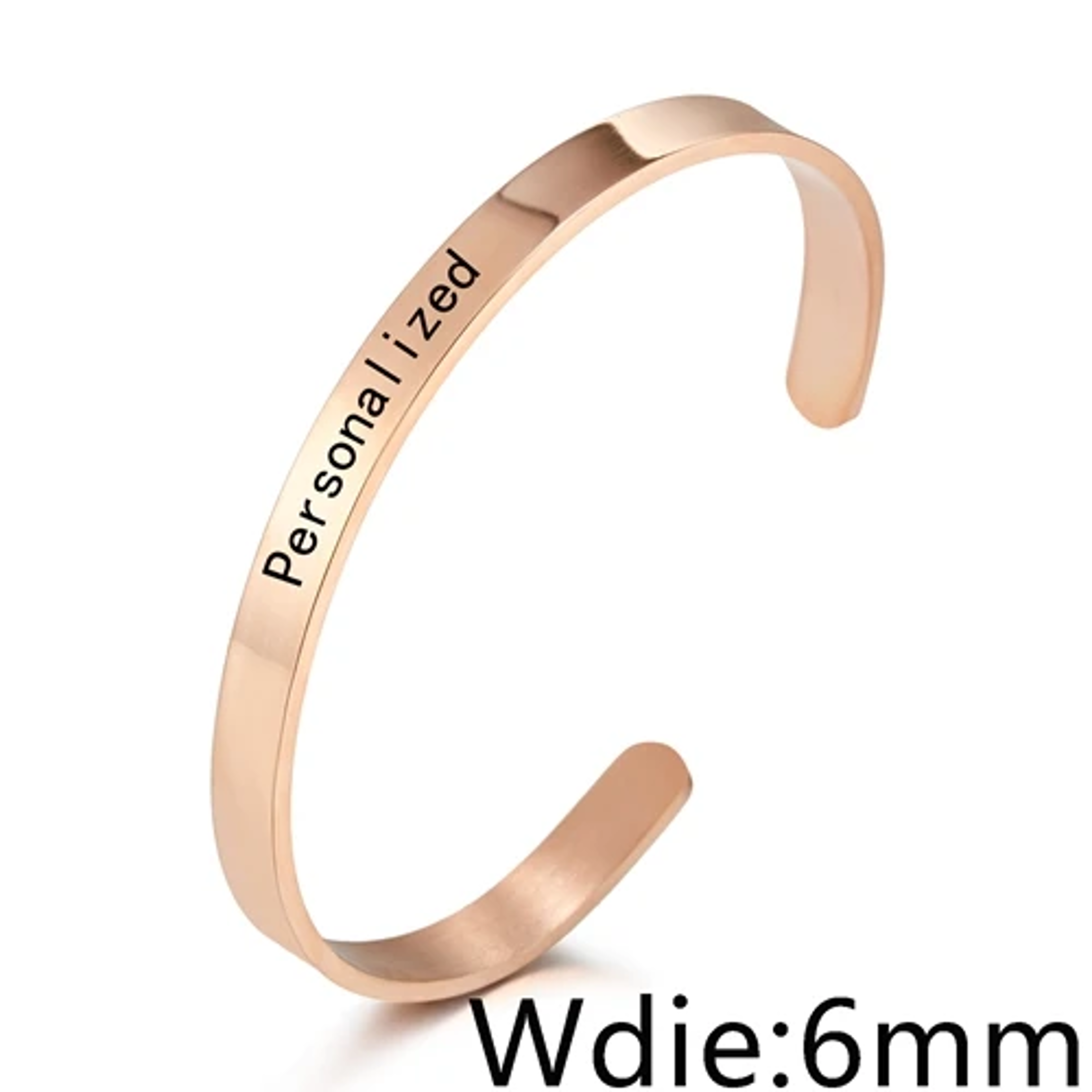 Personalized Engraved Name Bracelet Custom Stainless Steel Jewelry Gift for Women Men – view 23