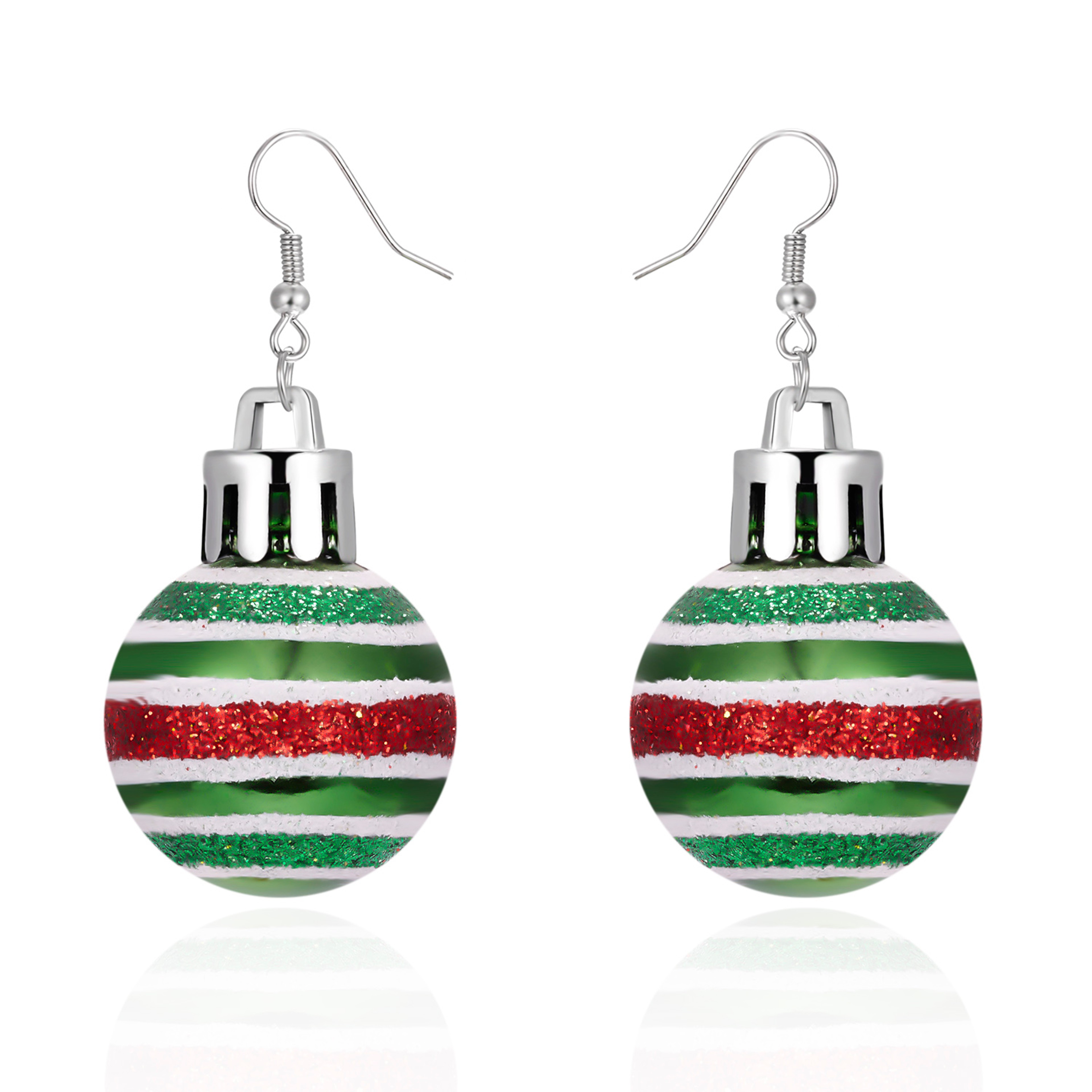 Christmas Snowflake Star Ball Dangle Earrings for Women Holiday Party Jewelry Gift – view 13
