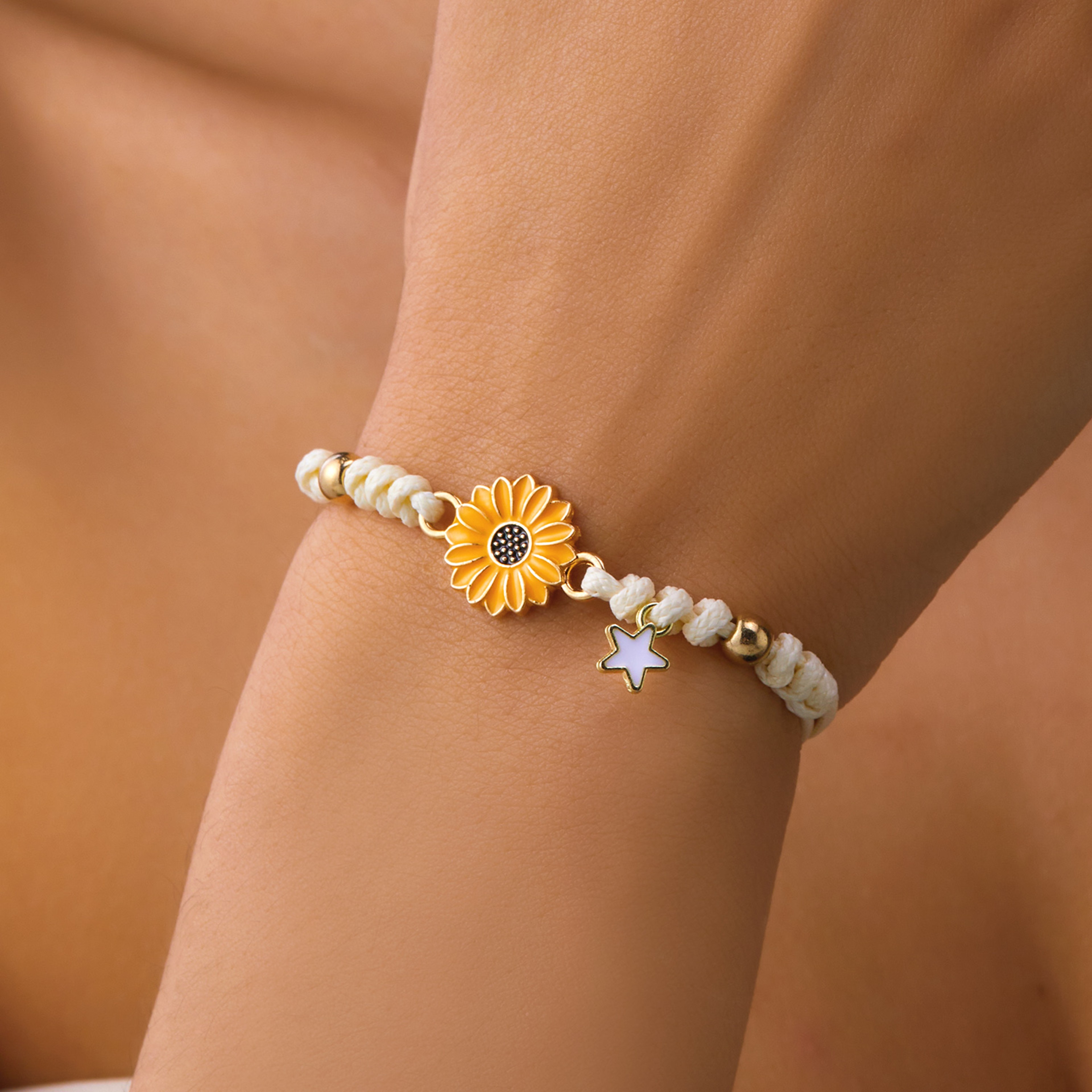 Boho Handmade Star Daisy Bracelet For Women Cute Friendship Rope Jewelry Gift 1