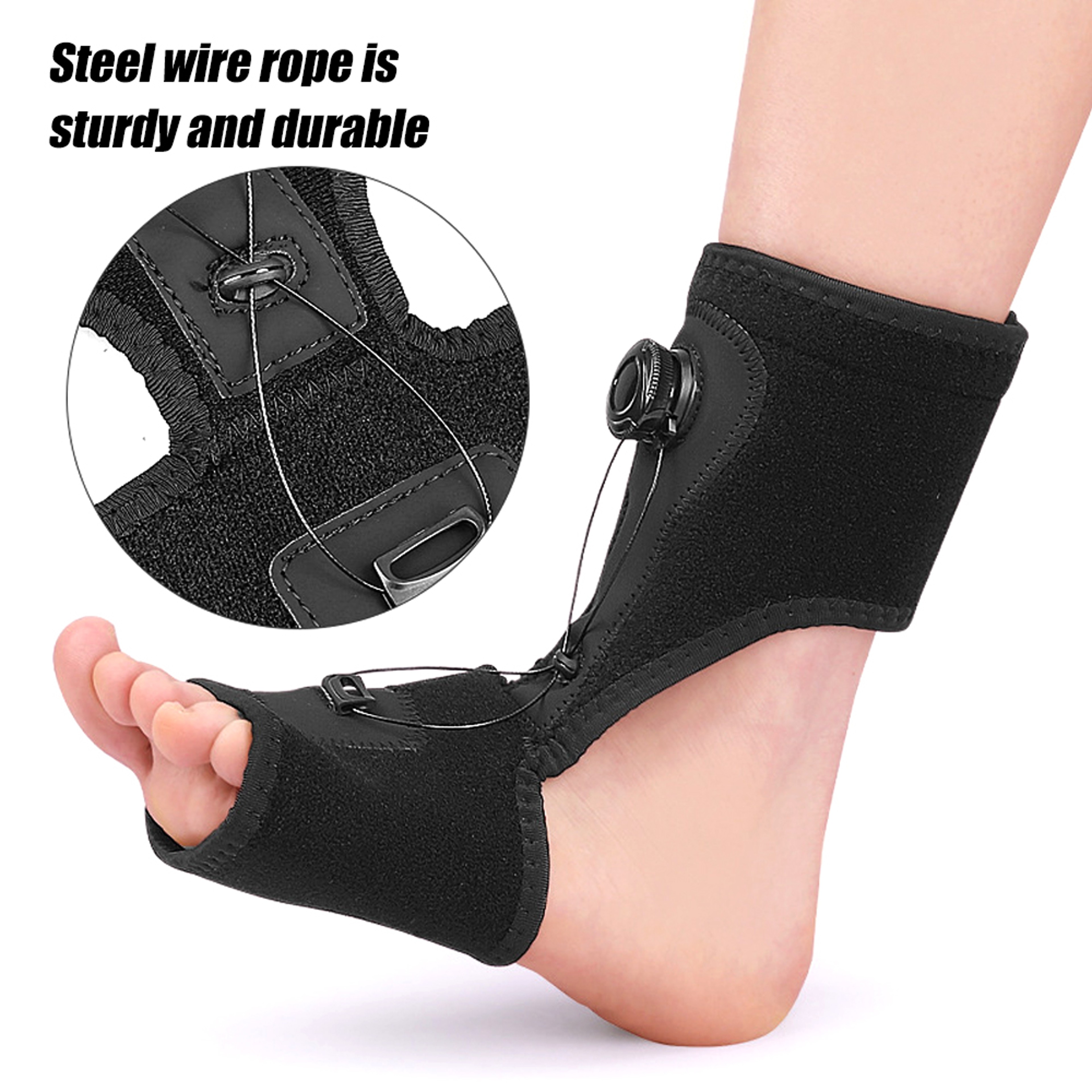 Adjustable Ankle Support Compression Brace For Running Basketball Sports Injury Protection 3
