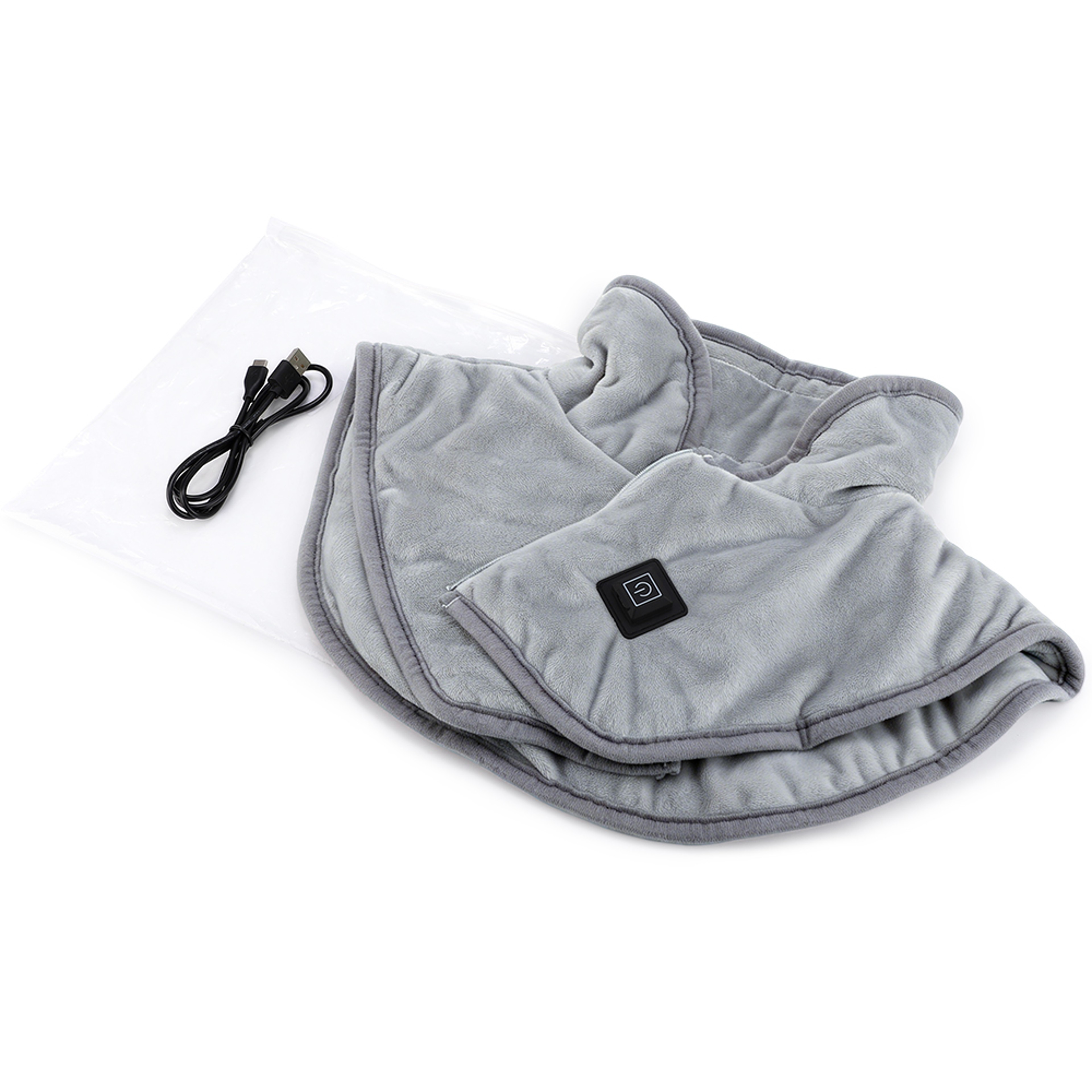 USB Heated Shoulder And Neck Wrap With 3 Heat Levels For Soothing Back Comfort 0