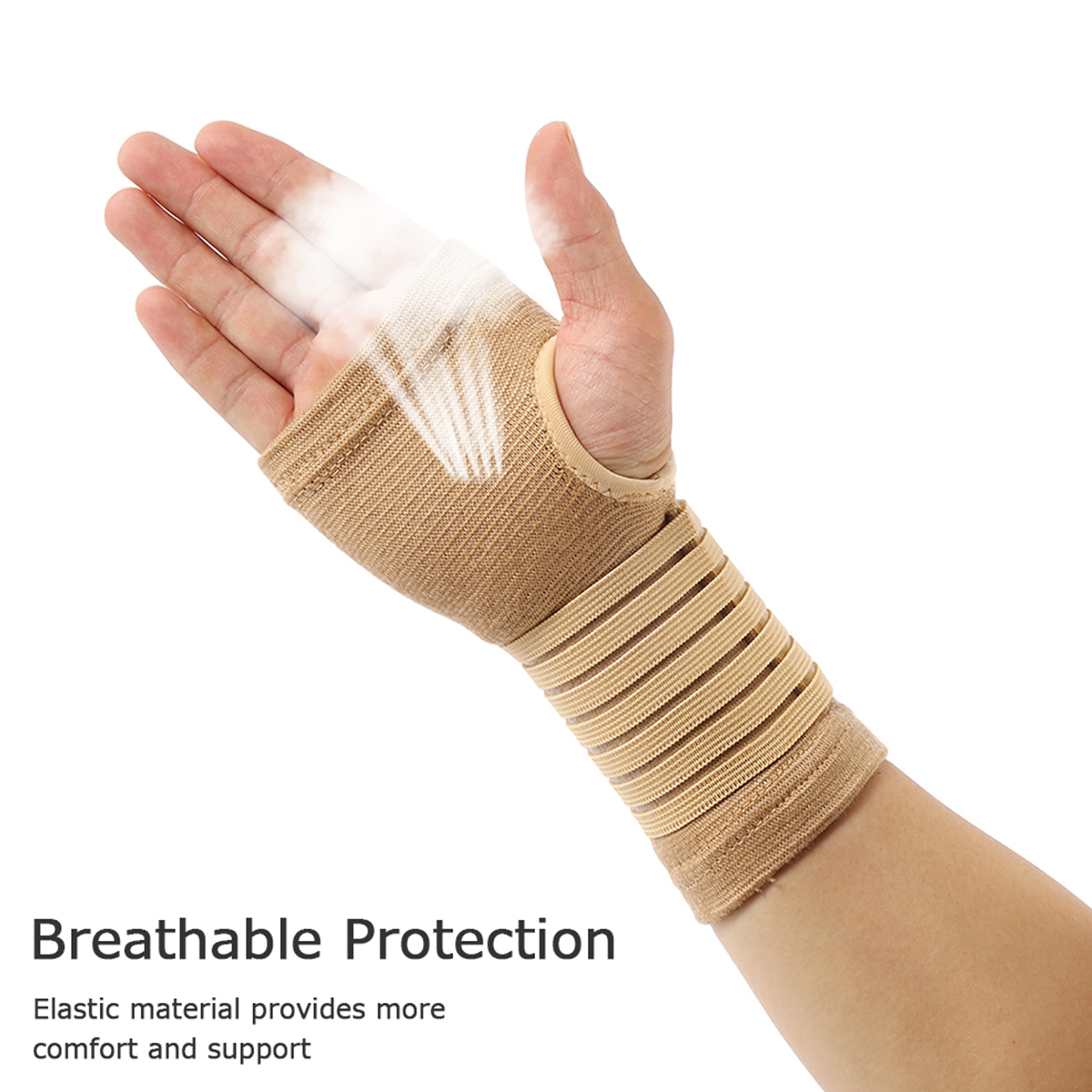 Adjustable Wrist Support Brace with Thumb Stabilizer for Sports and Everyday Comfort – view 2