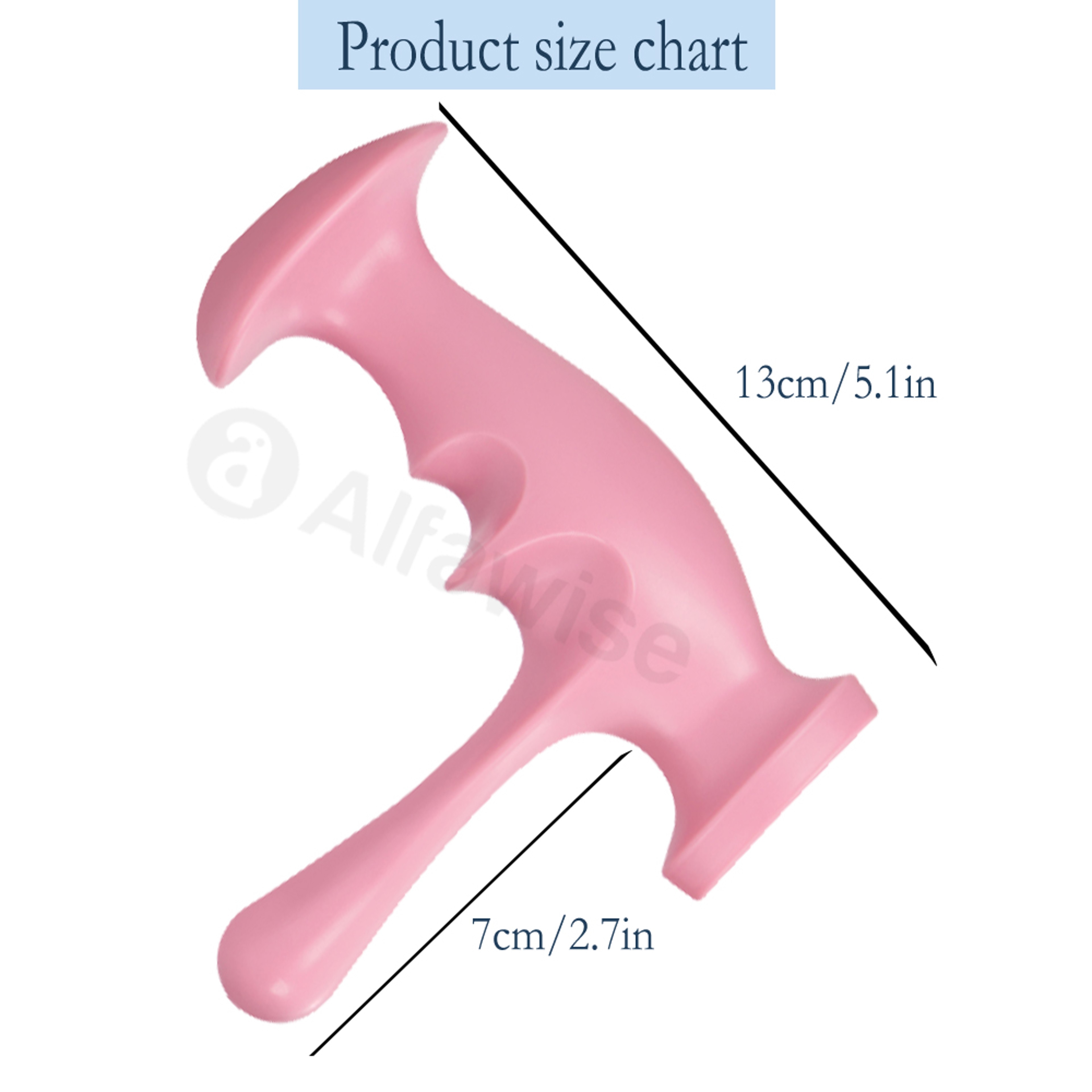 T Shaped Trigger Point Massager Deep Tissue Acupressure Tool For Full Body Muscle Relief 5