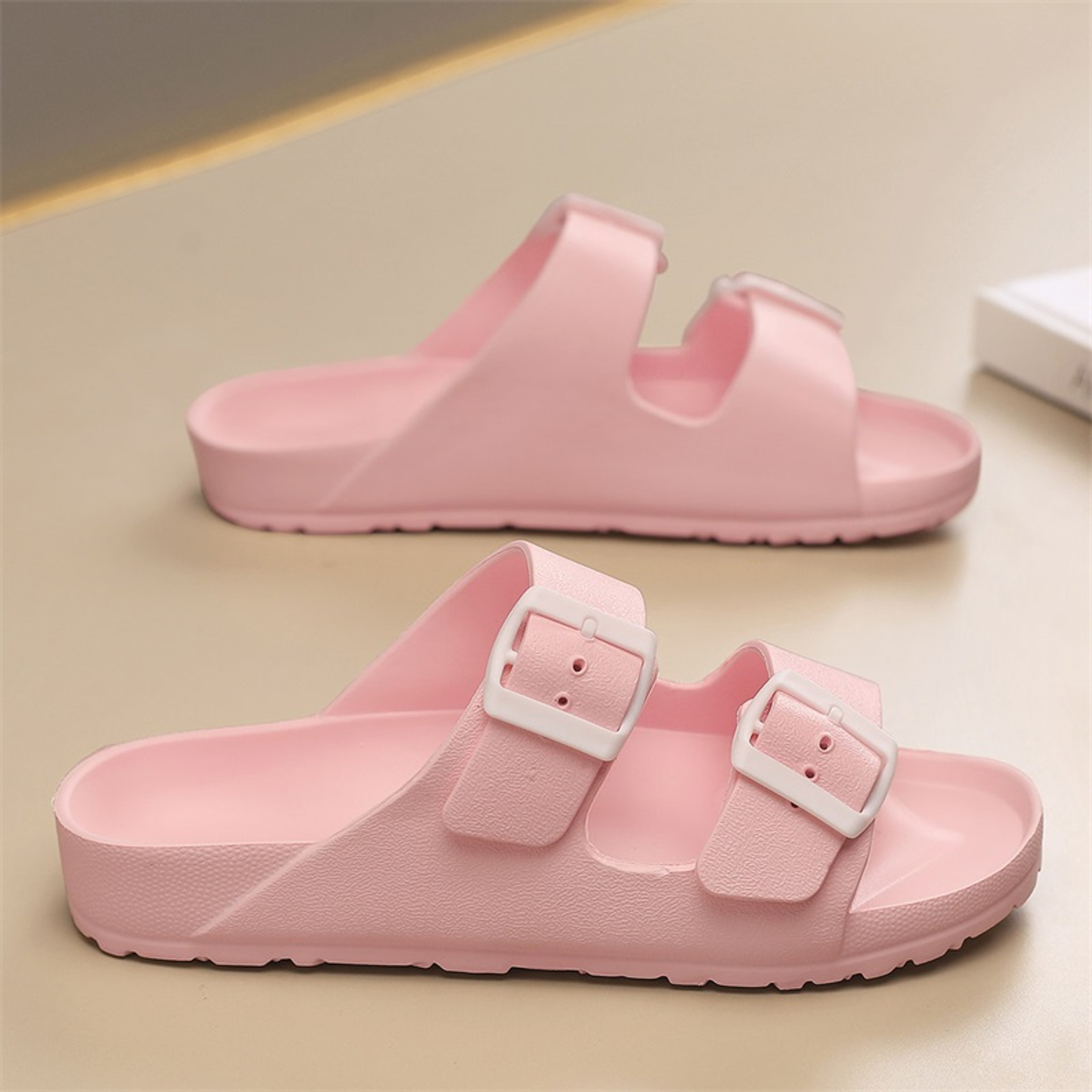 Mens Adjustable Cloud Slides Soft EVA Non Slip Summer Beach Sandals – view 5