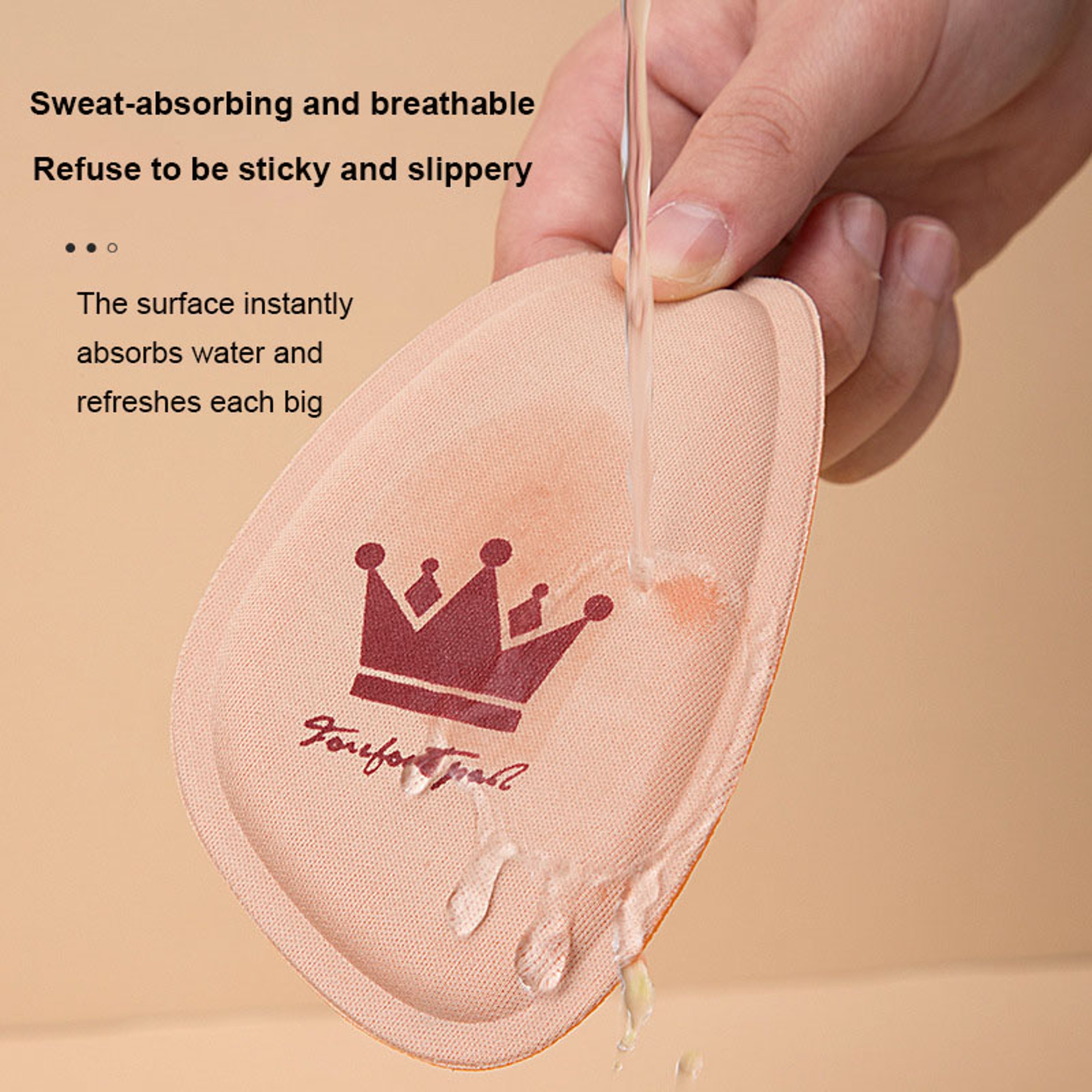 Womens Forefoot Cushion Pads Breathable Half Insoles For Ball Of Foot Comfort 4