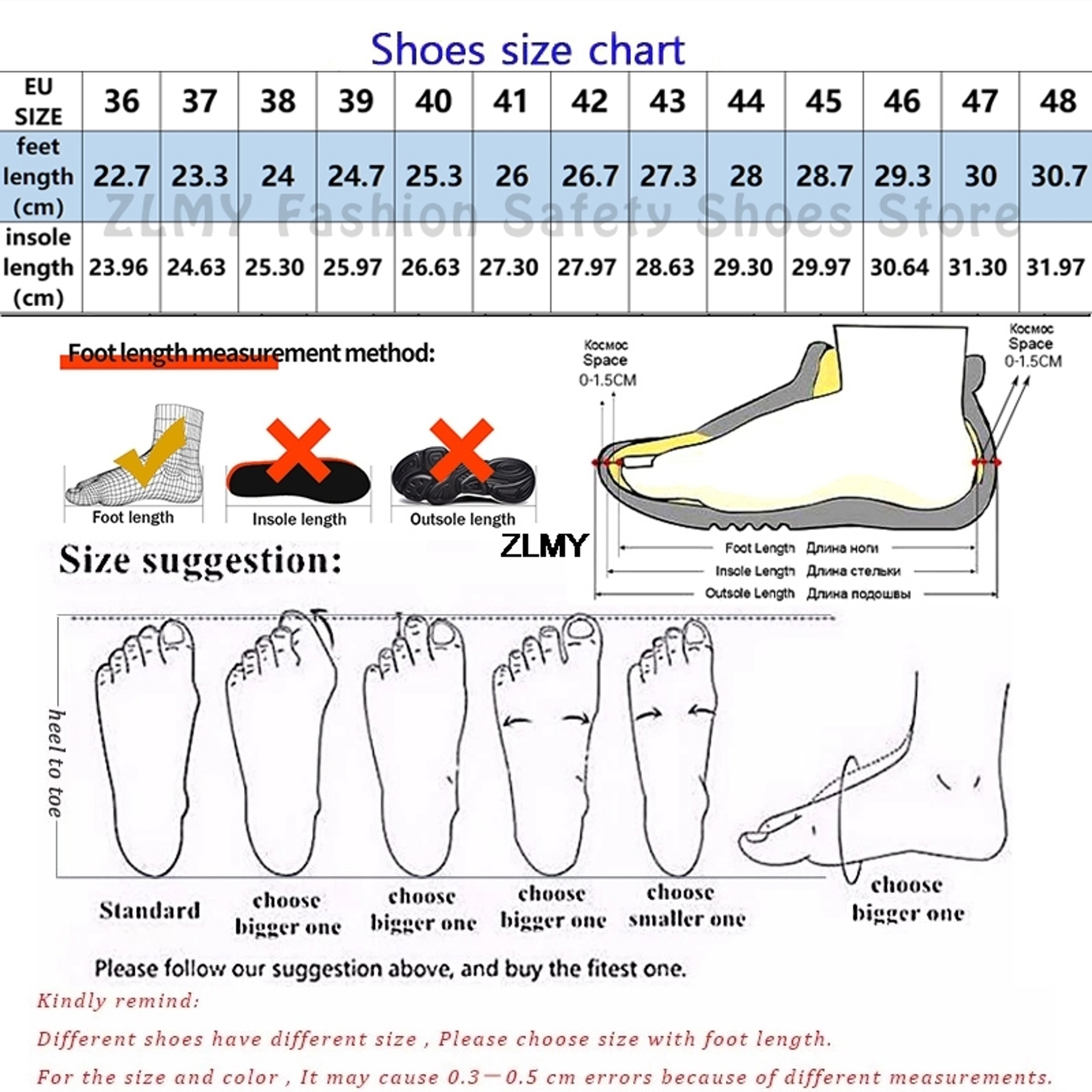 Mens Steel Toe Safety Shoes Breathable Puncture Resistant Work Sneakers – view 6