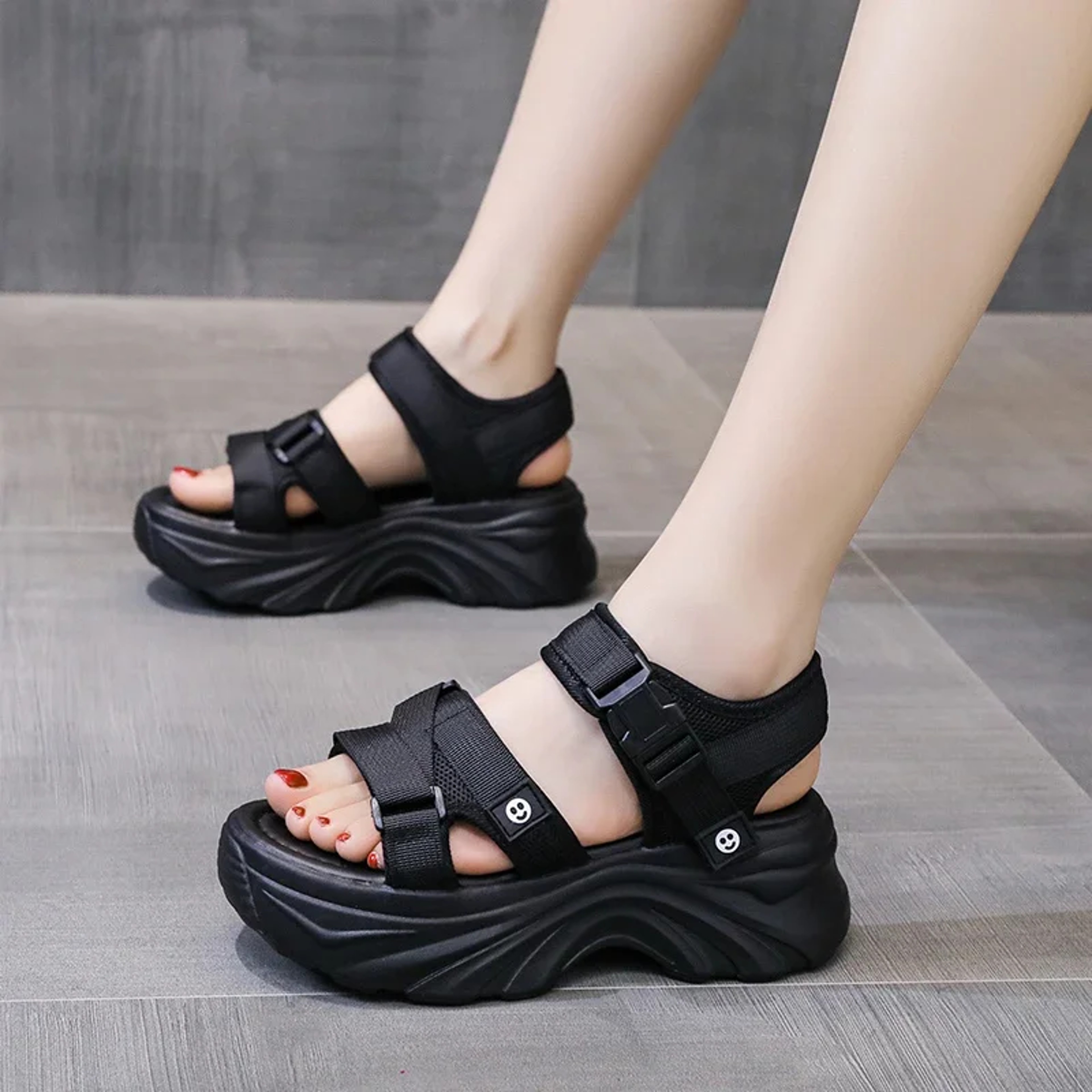 Womens Breathable Platform Sandals Thick Sole Comfortable Summer Beach Shoes – view 2