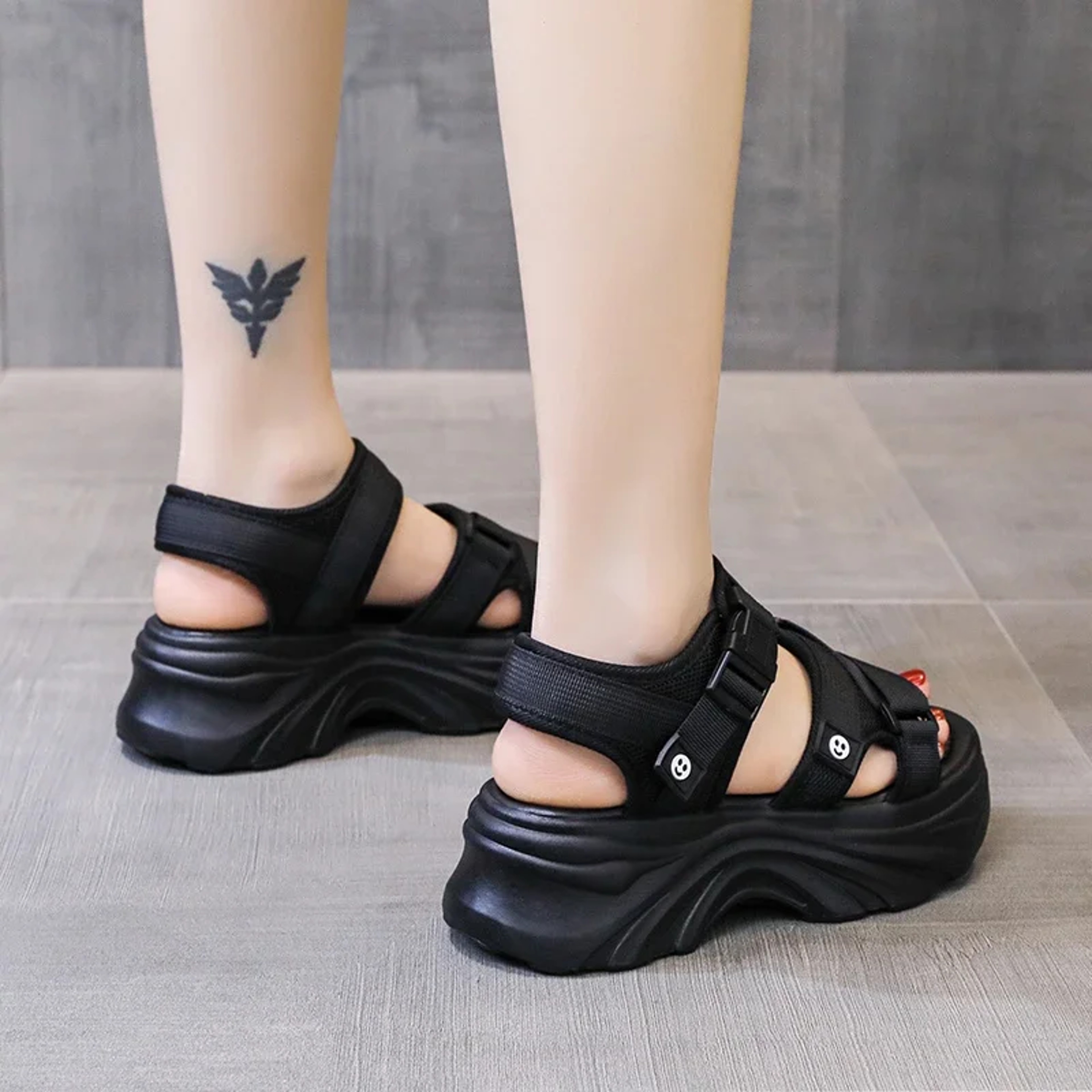 Womens Breathable Platform Sandals Thick Sole Comfortable Summer Beach Shoes – view 5