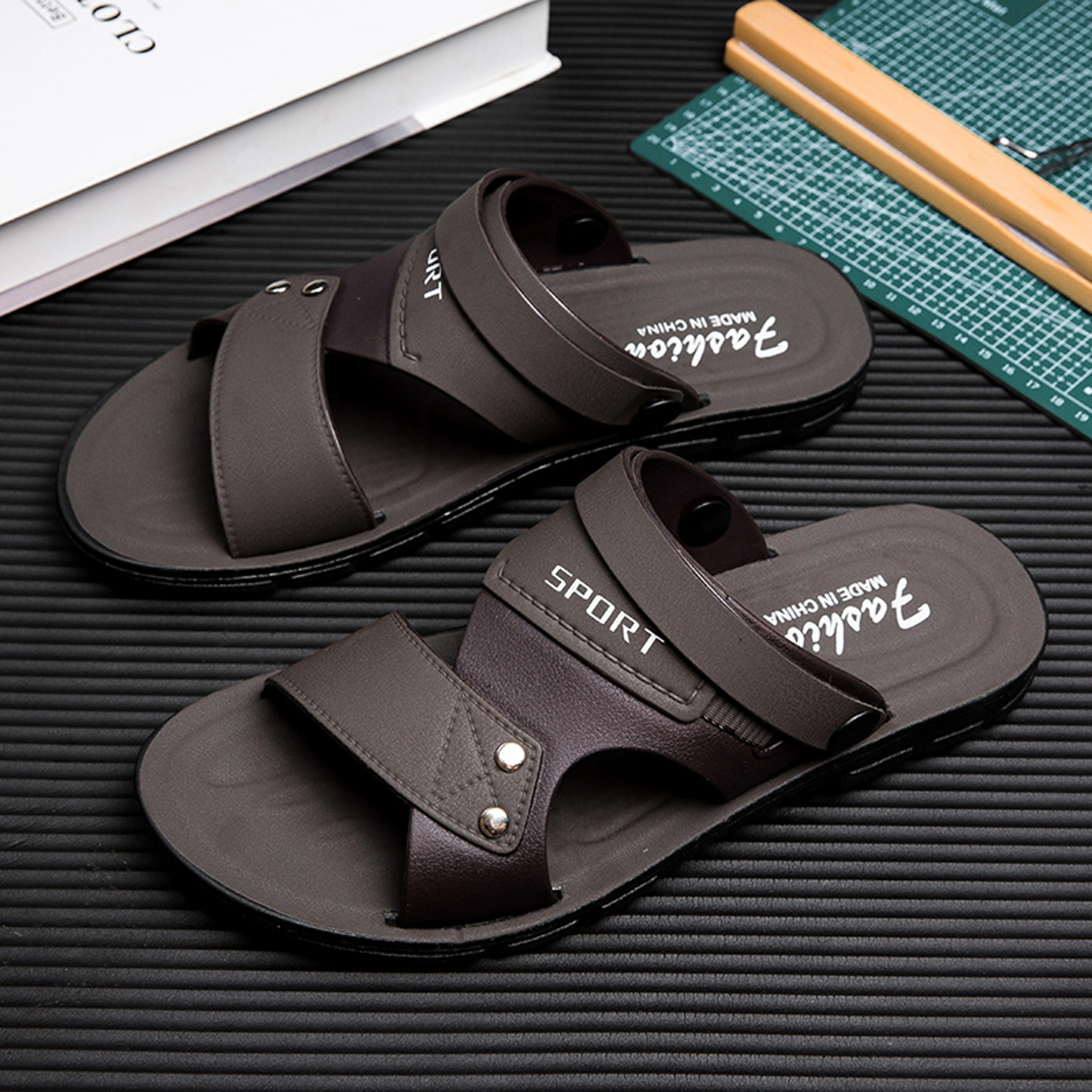 Mens Summer Open Toe Walking Sandals Comfortable Casual Beach Shoes – view 8