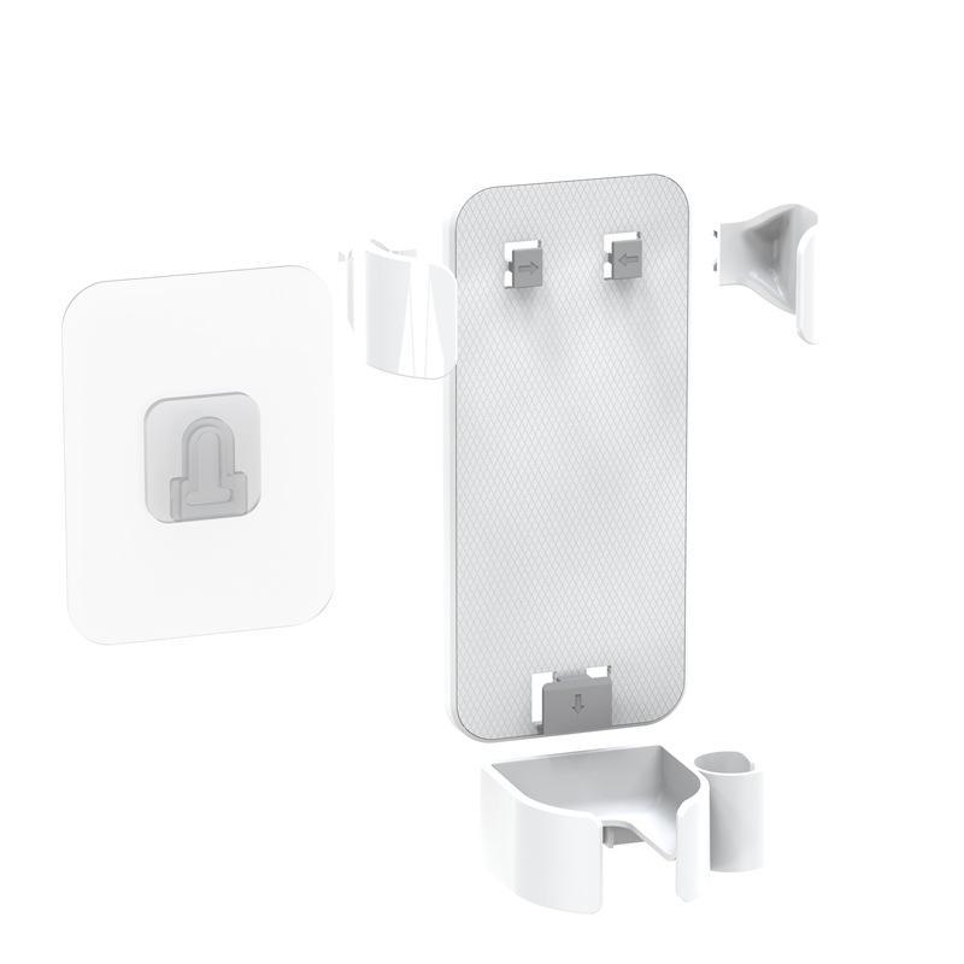 Wall Mounted Curling Iron Holder With Cord Organizer And Adjustable Clamp 6
