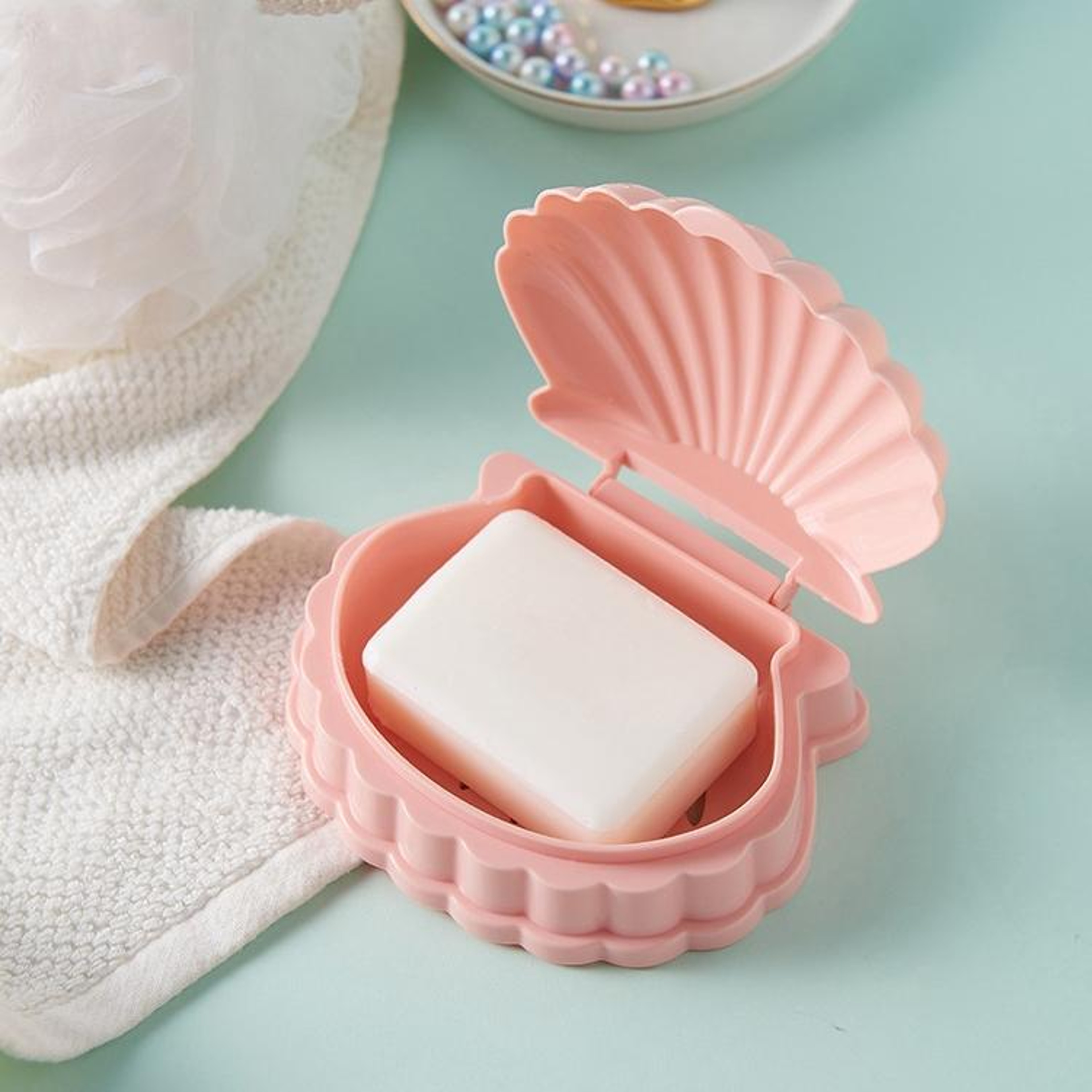 Portable Soap Holder With Drain Leakproof Travel Soap Box Case For Dorm Bathroom  Camping 8