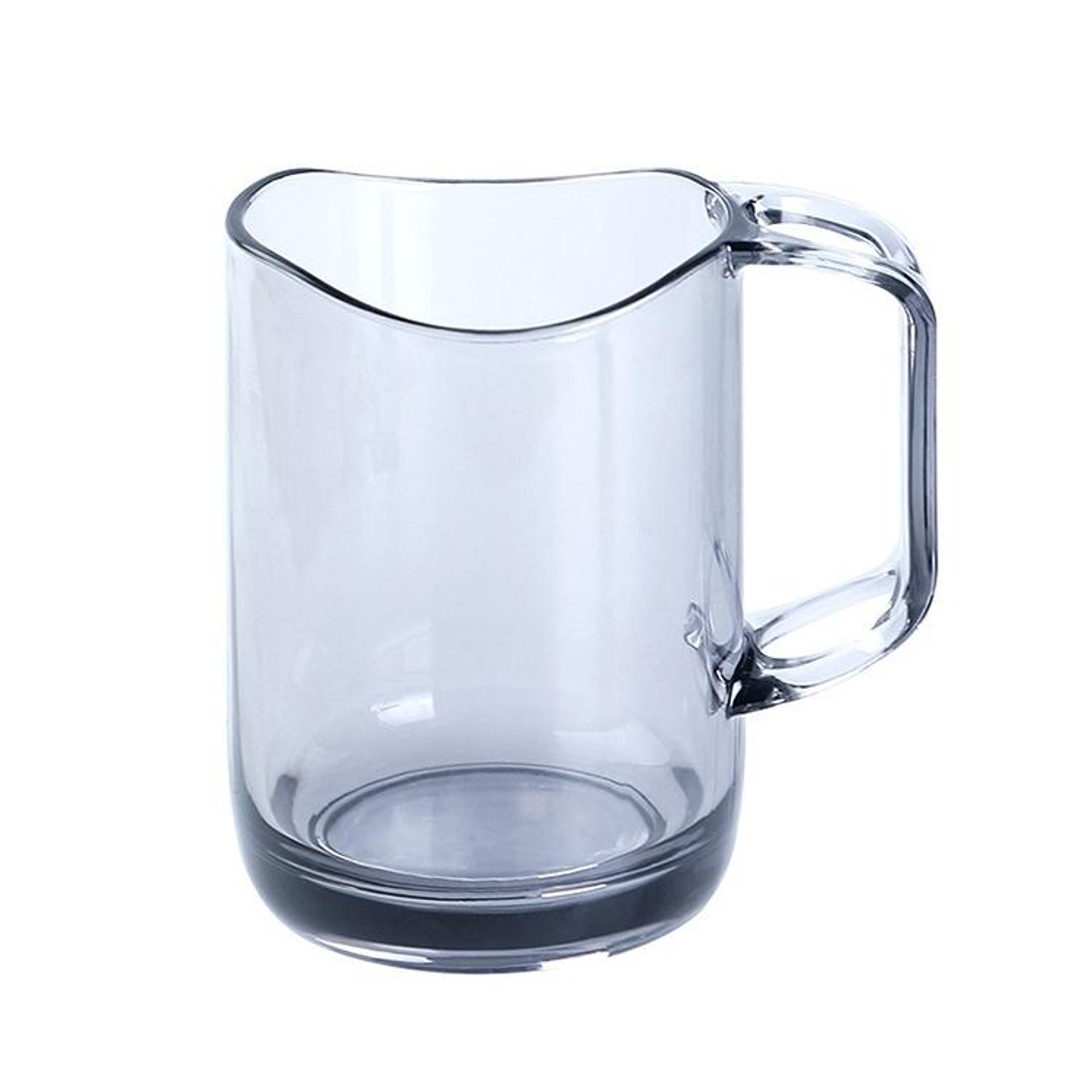 Clear Acrylic Toothbrush Holder Cup With Drain Design  Organizer Slot 1