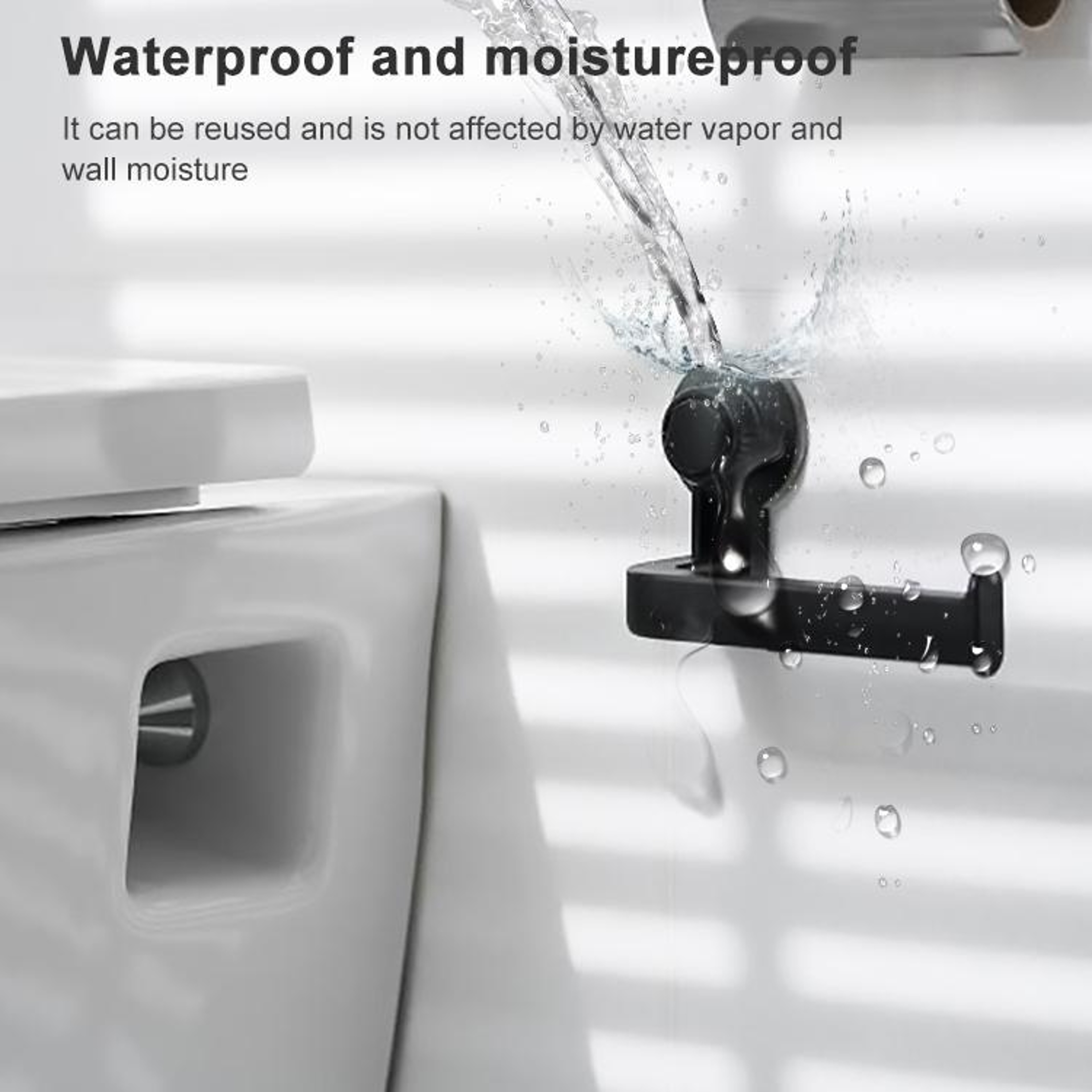 Suction Cup Toilet Paper Holder Wall Mount Removable Rack For Bathroom Storage 2