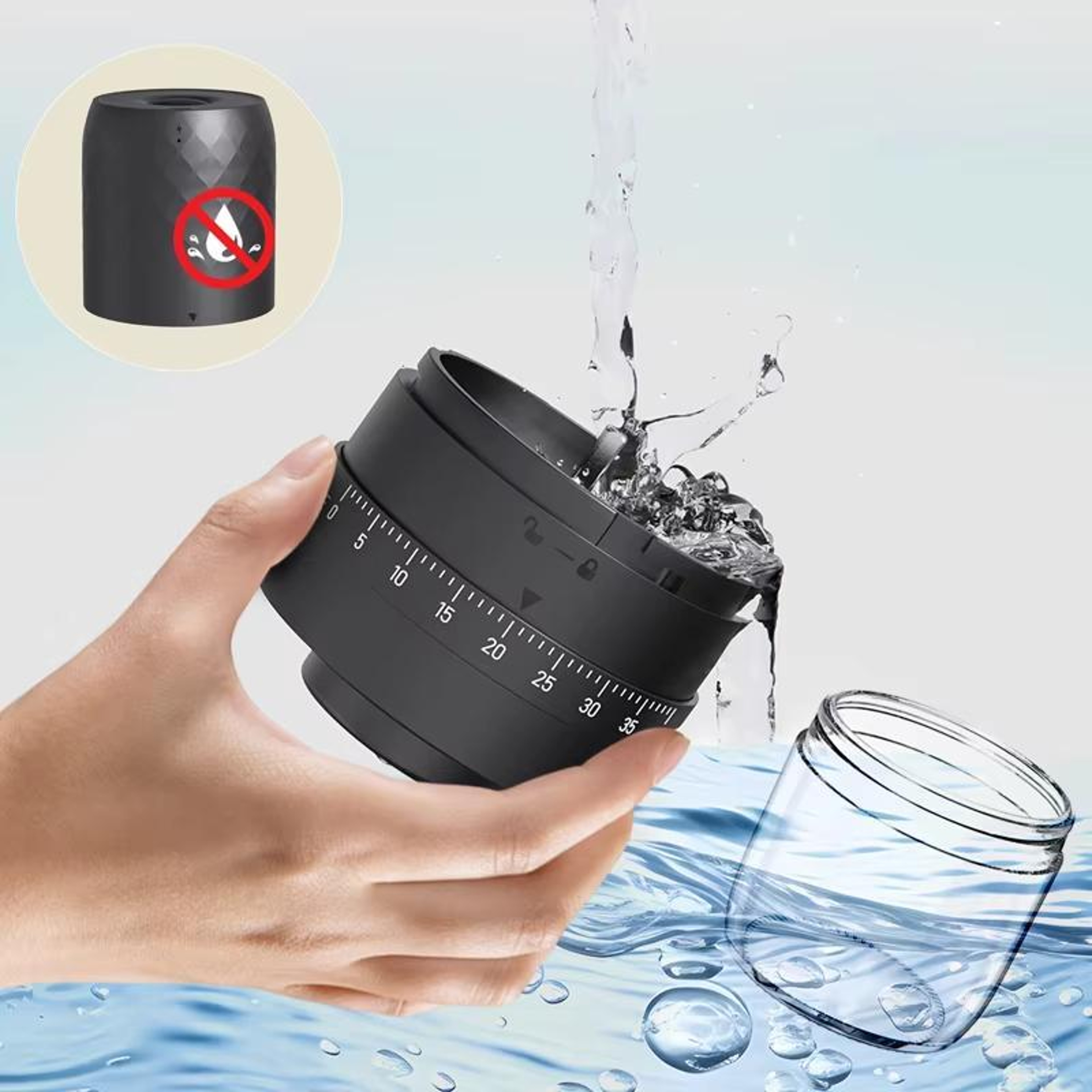 Portable Electric Coffee Grinder USB Rechargeable Ceramic Burr Mill With 40 Settings 5