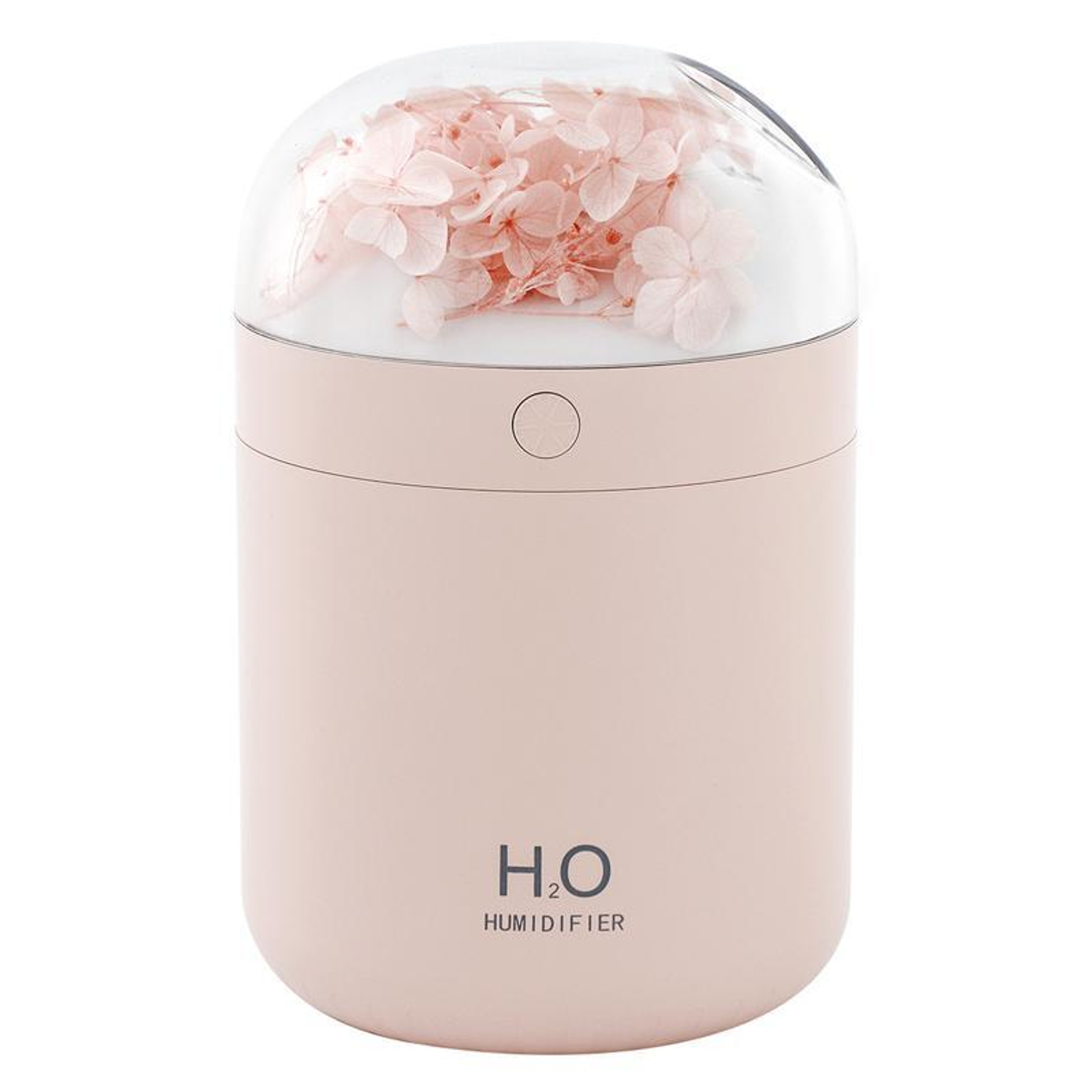 Flower USB Humidifier With LED Light Quiet Desktop Humidifier For Bedroom Office Air Moisturizer 3